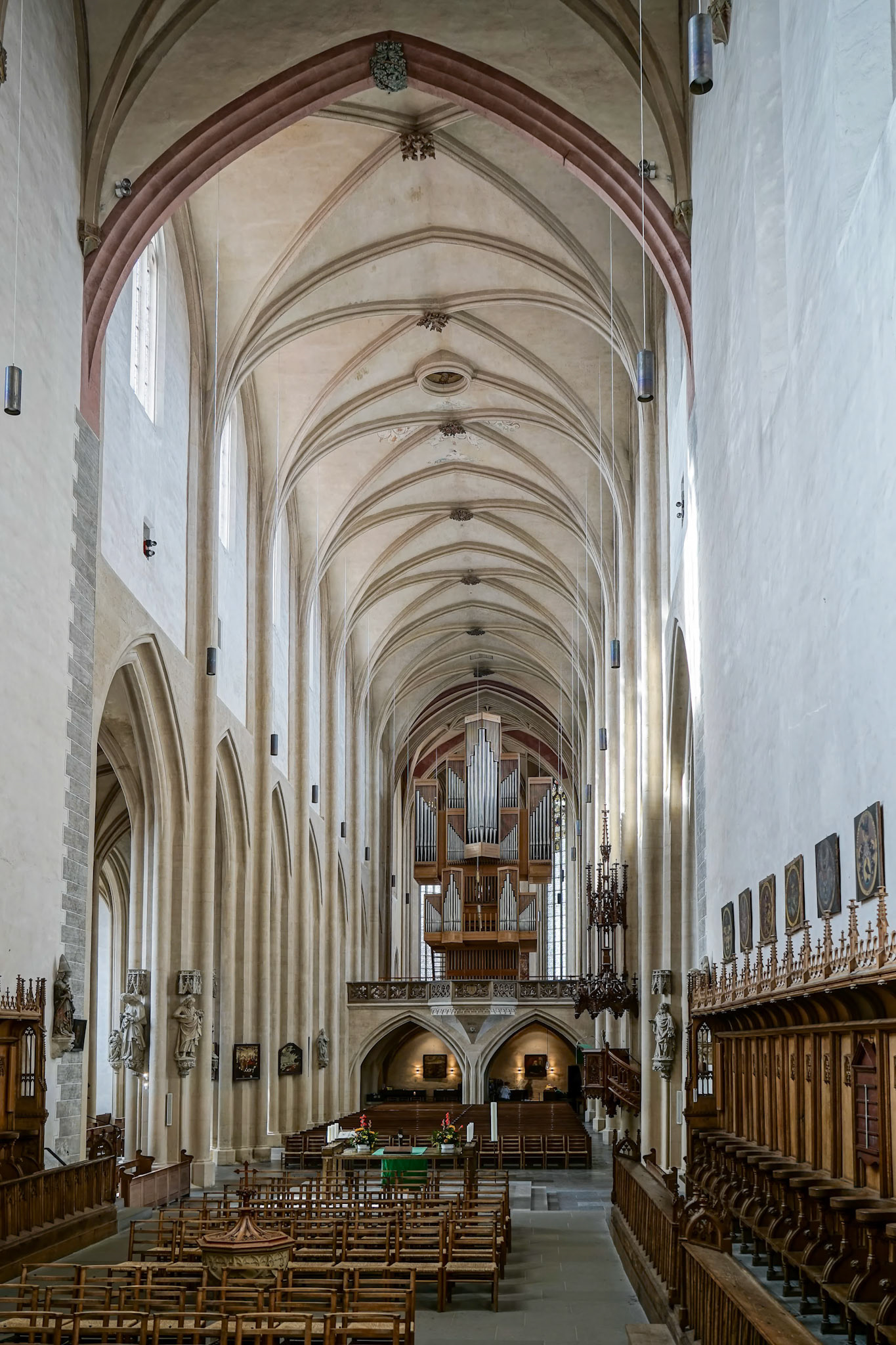 Interior View of St James Church in Rothenburg