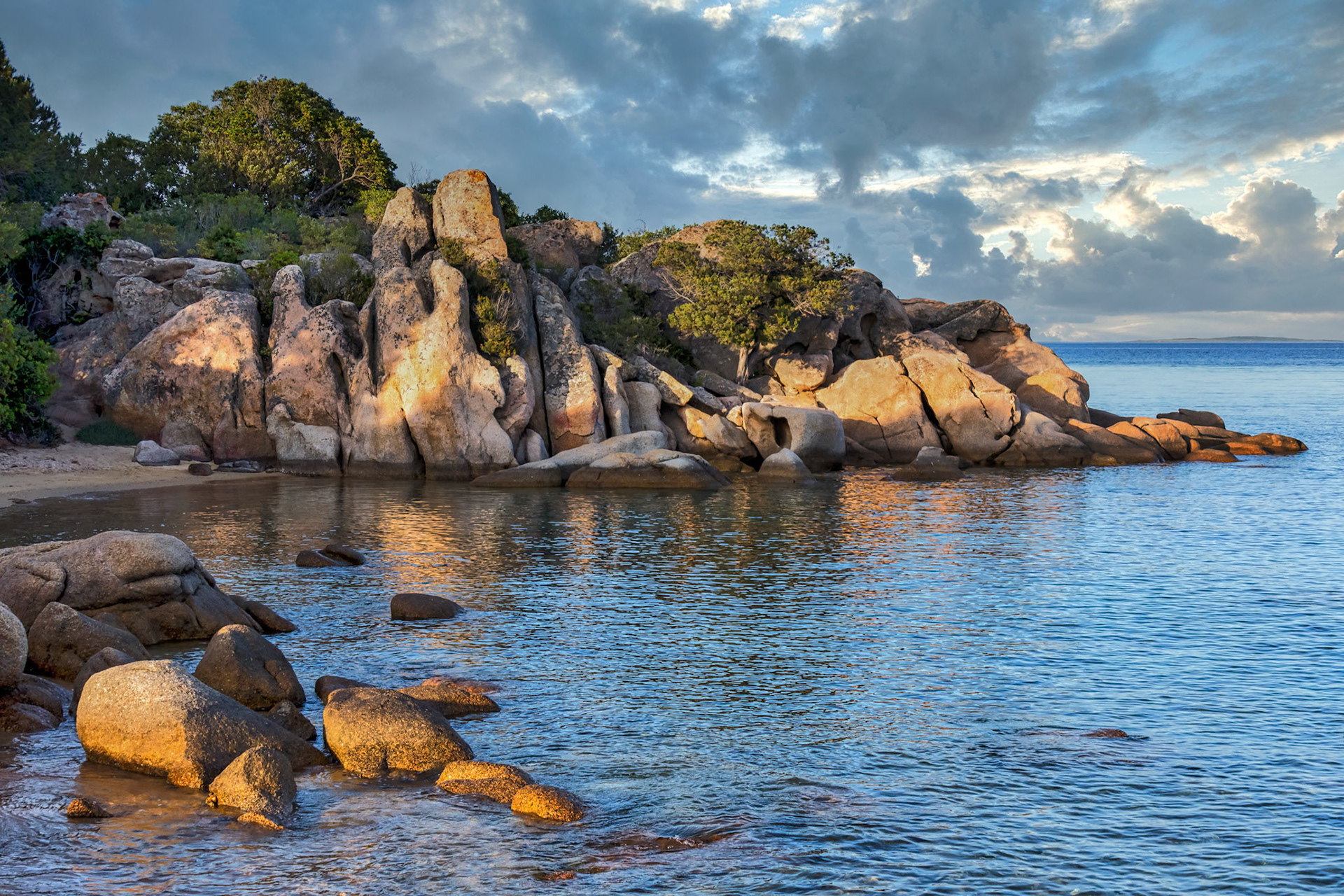 Beach near Tanca Manna Cannigione Sardinia