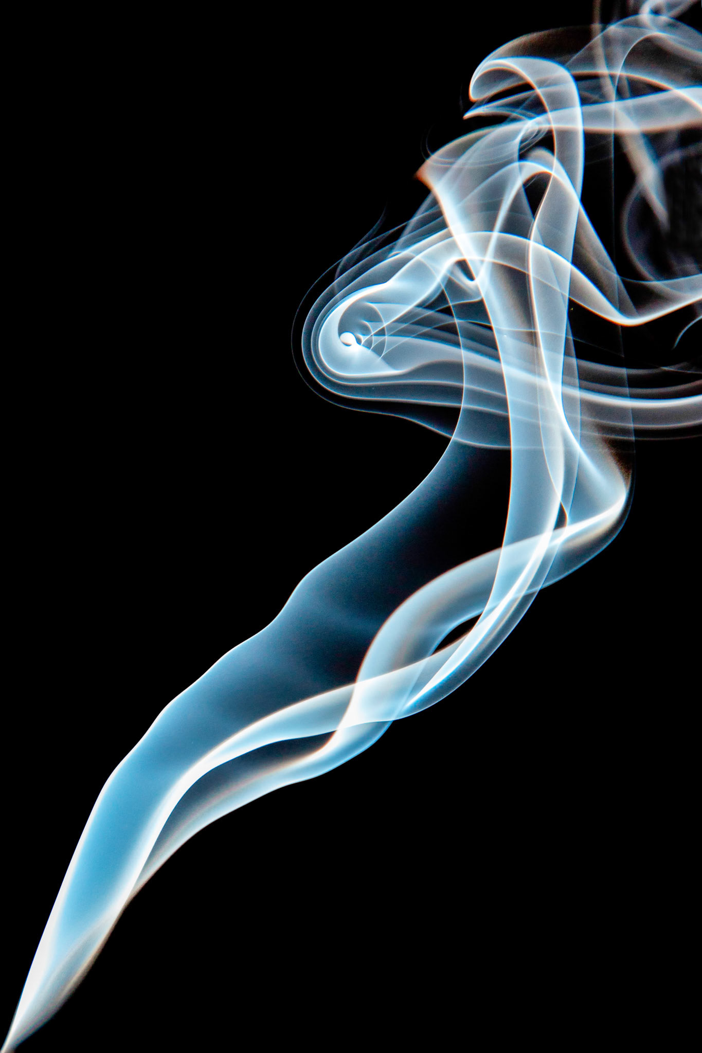 Incense Stick Smoke Trail