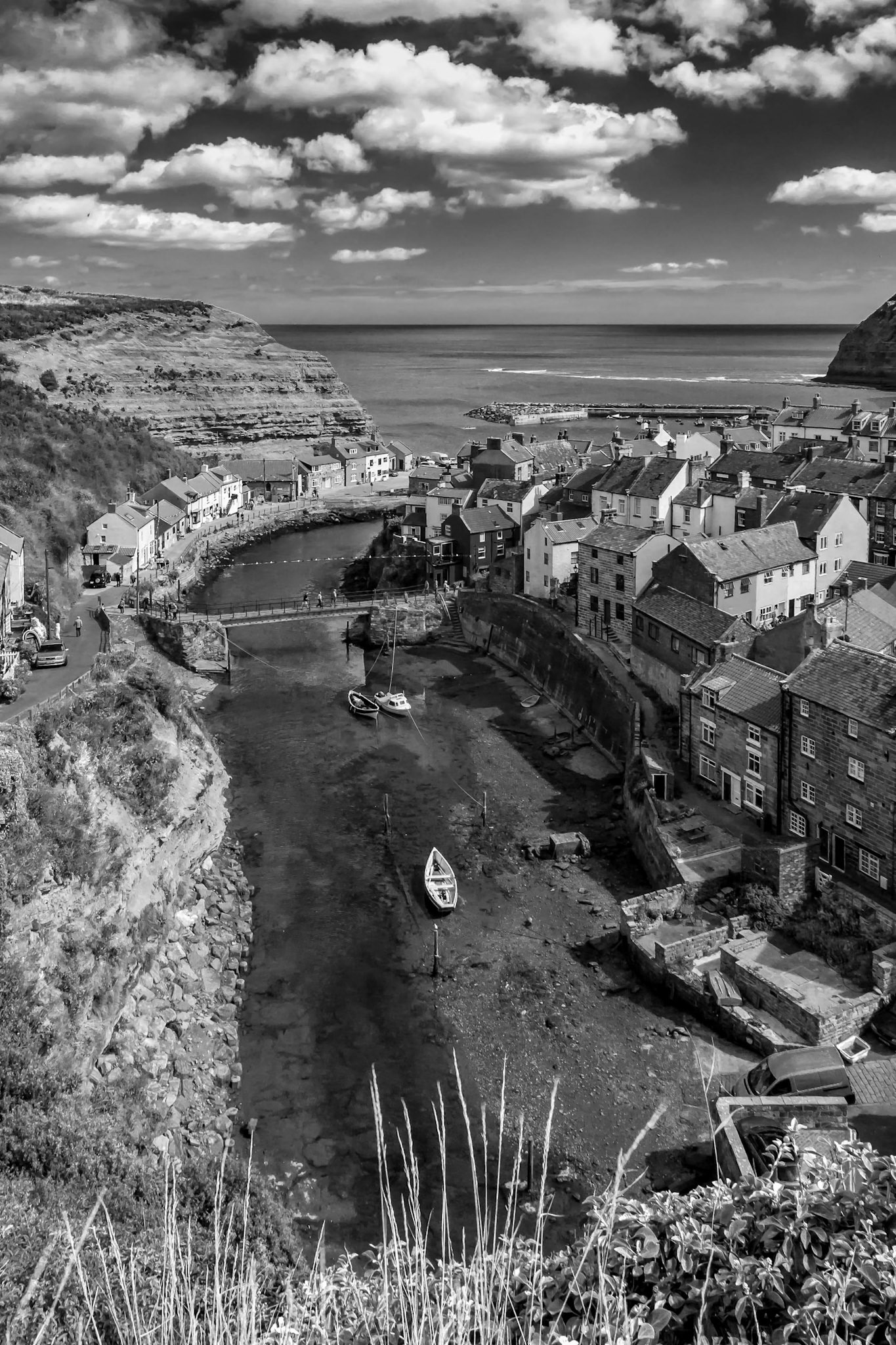Looking Down over Staithes