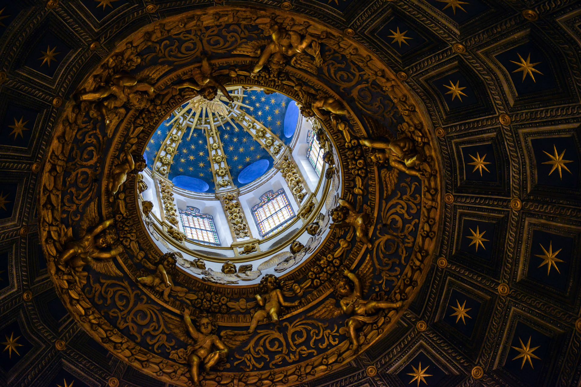 Interior View of  Siena Cathedral