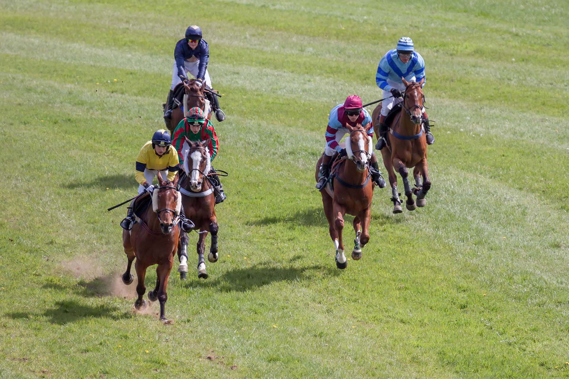 GODSTONE, SURREY/UK - MAY 2 : Point to point racing at Godstone Surrey on May 2, 2009. Unidentified people