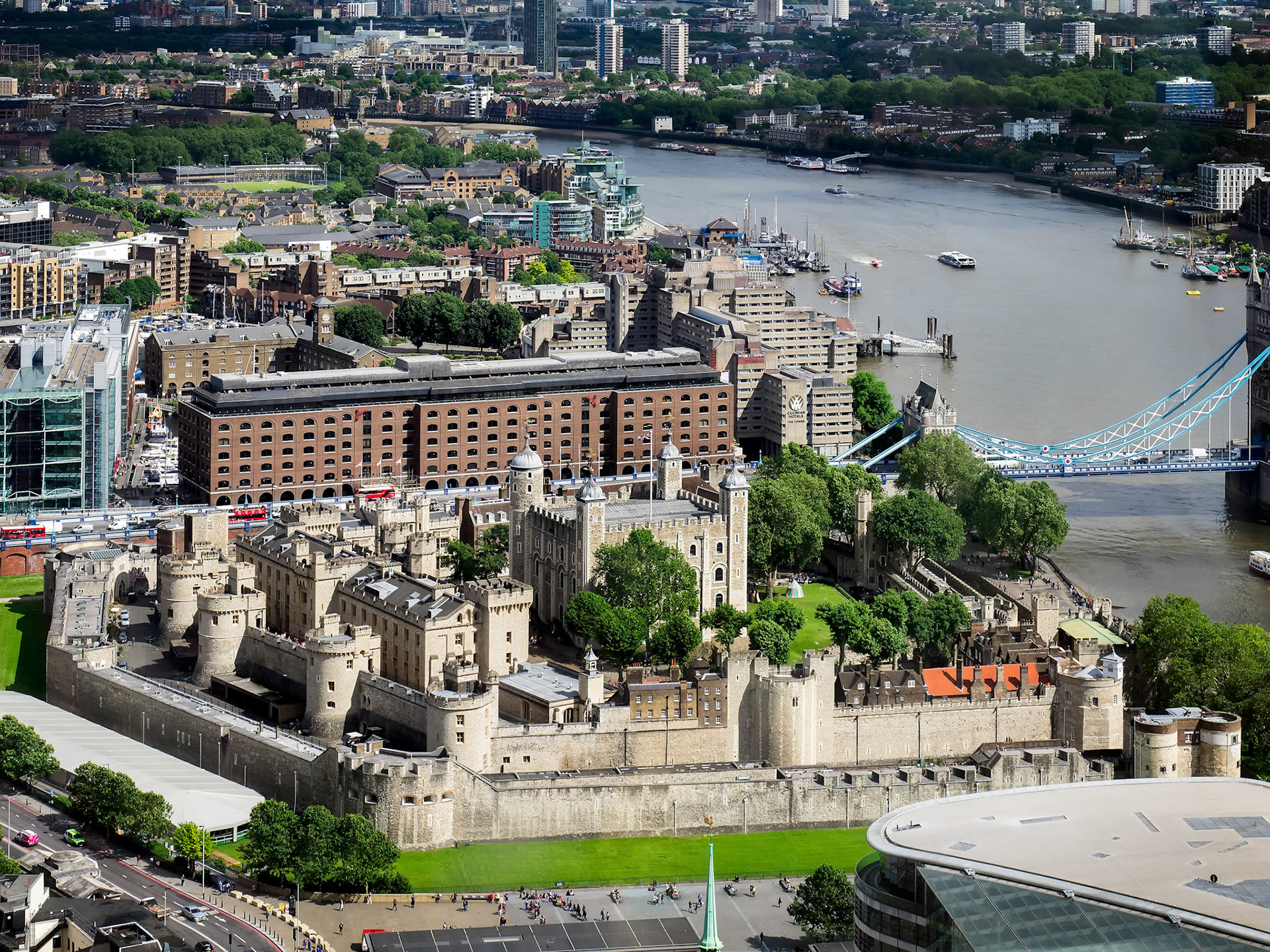 View of the Tower of London