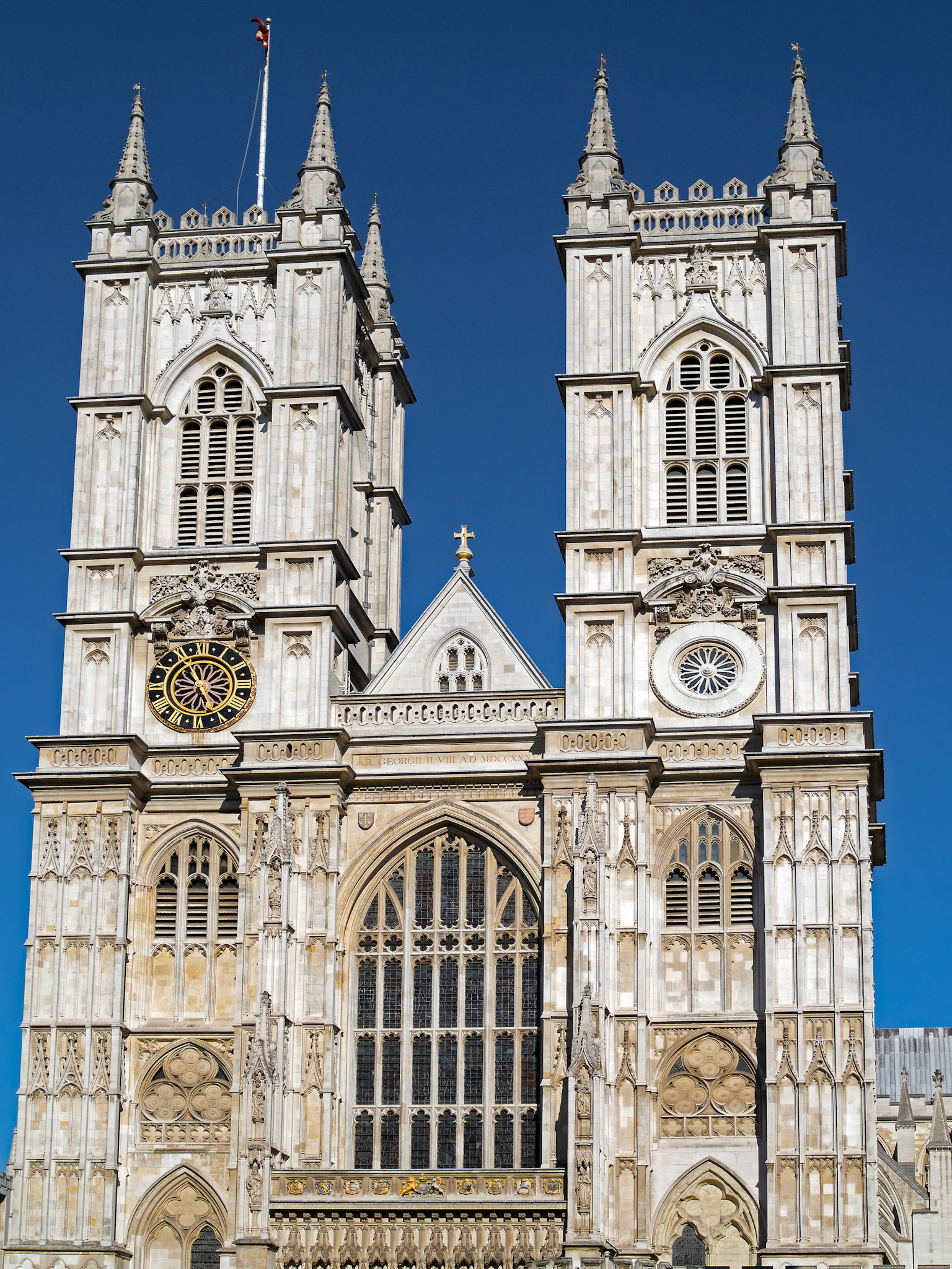 View of the Exterior of Westminster Abbey