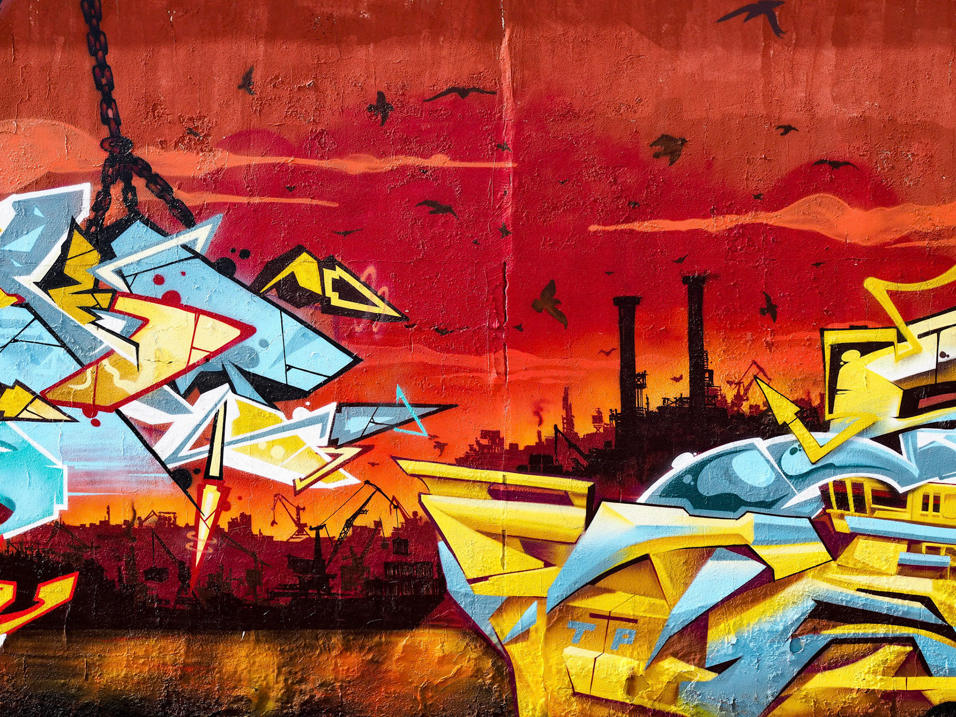 Graffiti on a Wall in Bordeaux