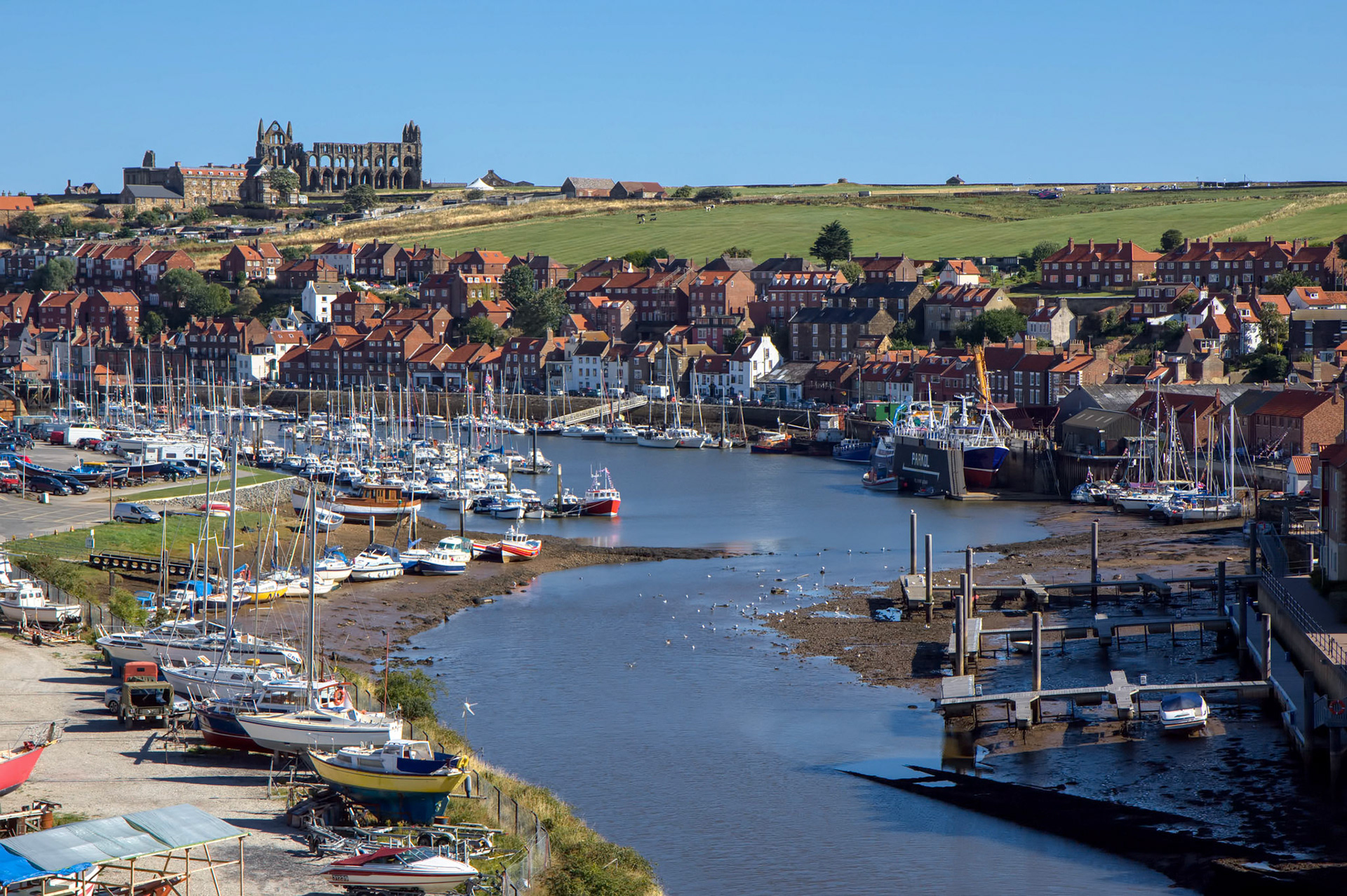 View along the Esk towards Whitby