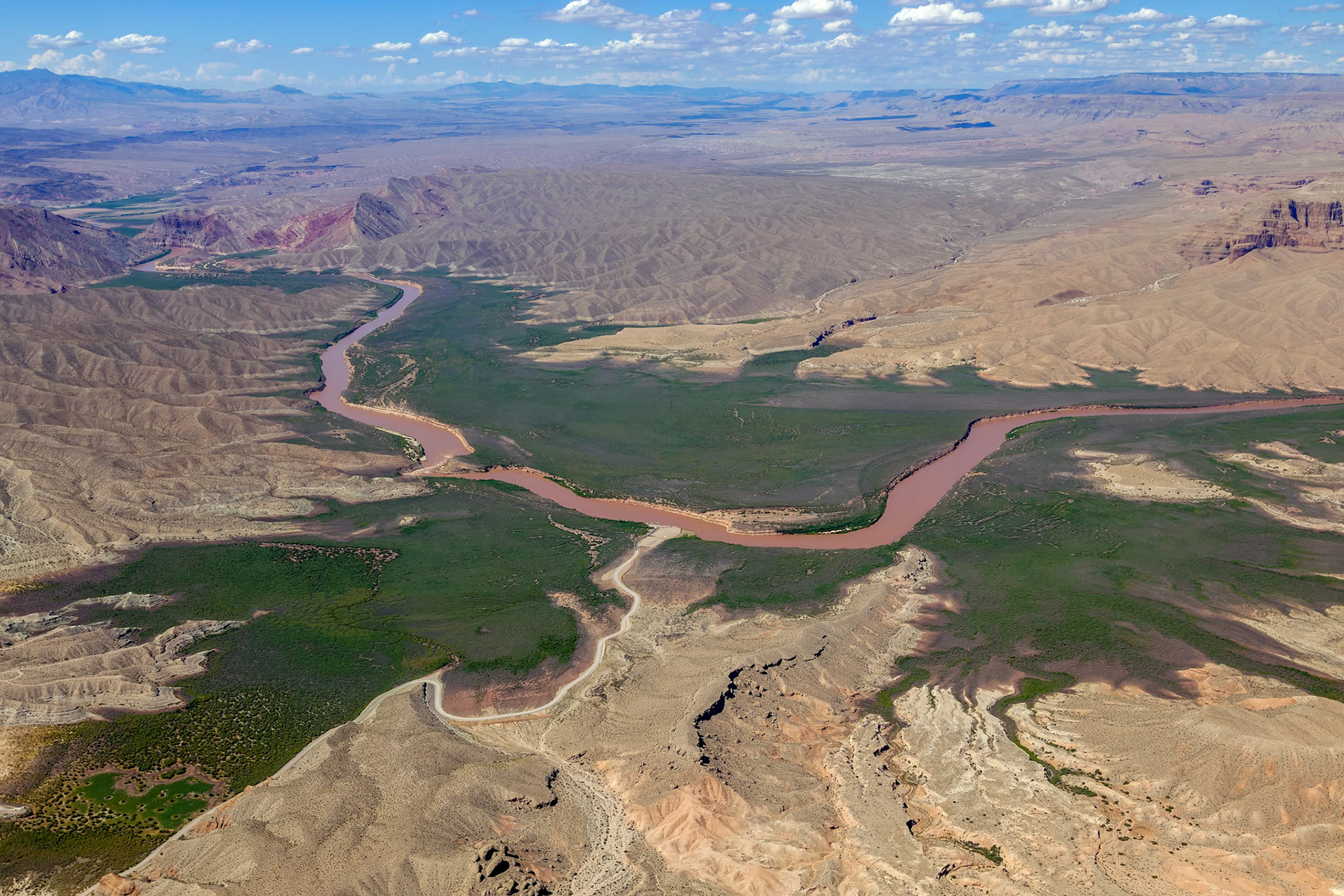 Aerial View of the Colorado River