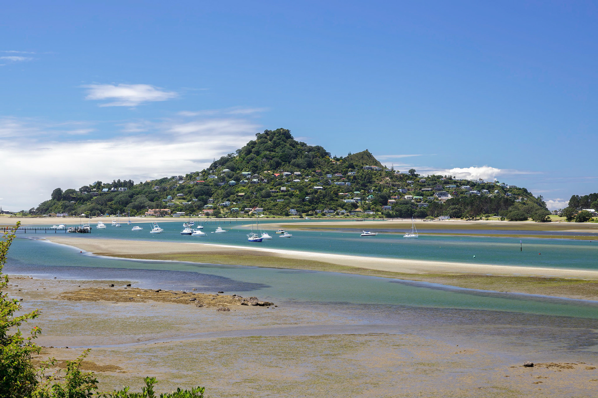 Inlet at Tairua in New Zealand