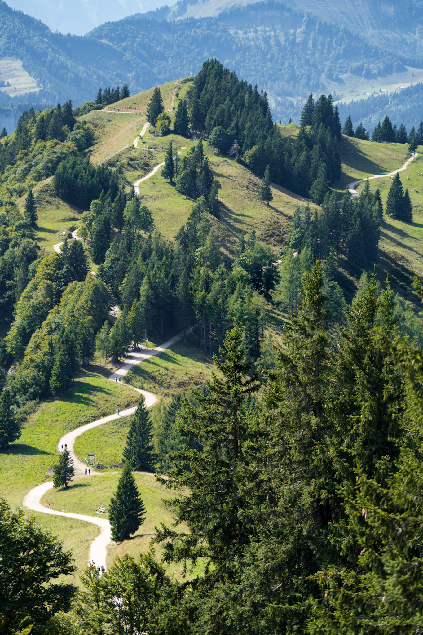 View of the Countryside from Zwölferhorn Mountain