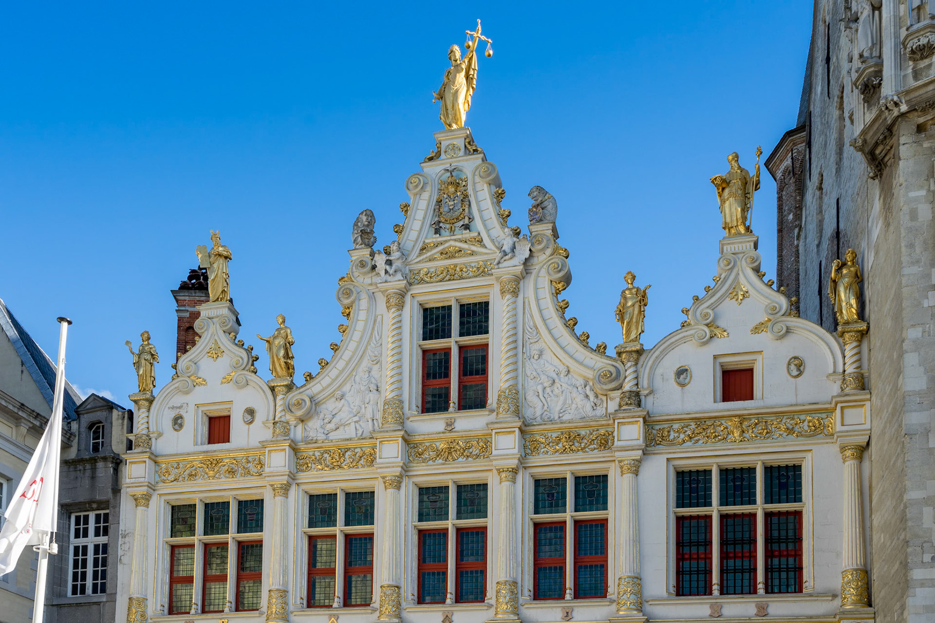 Provincial Palace in Market Square Bruges