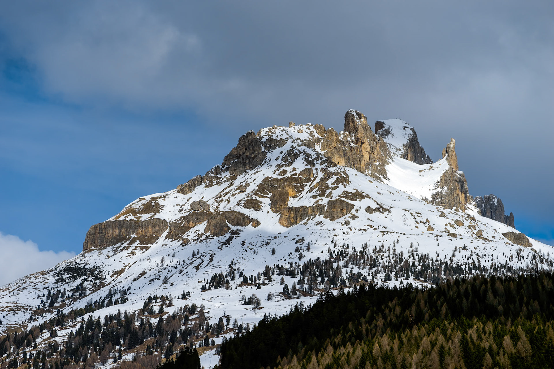 View of the Mountain above Moena