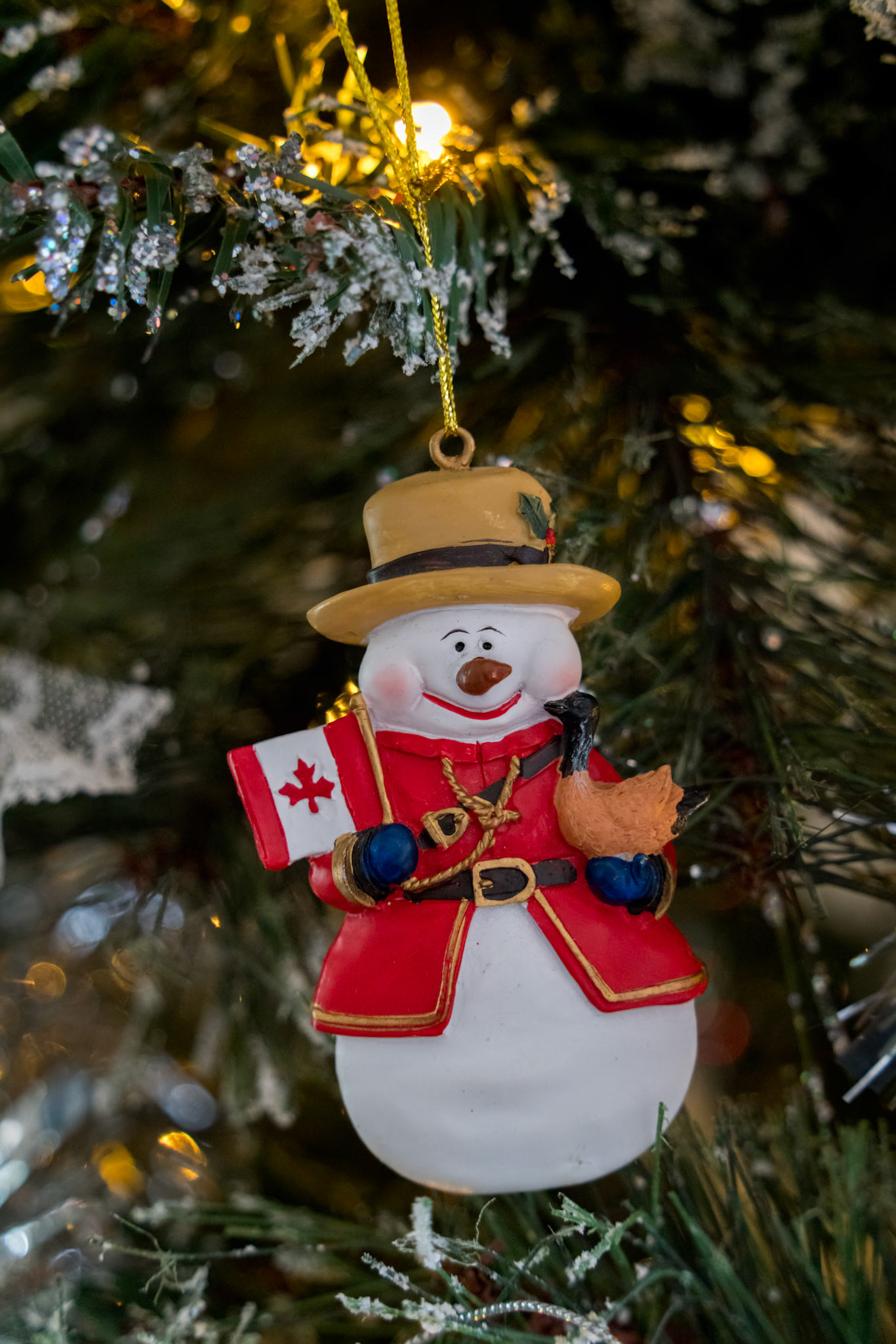 EAST GRINSTEAD, WEST SUSSEX, UK - DECEMBER 14 : Christmas tree decoration in East Grinstead West Sussex on December 14, 2020