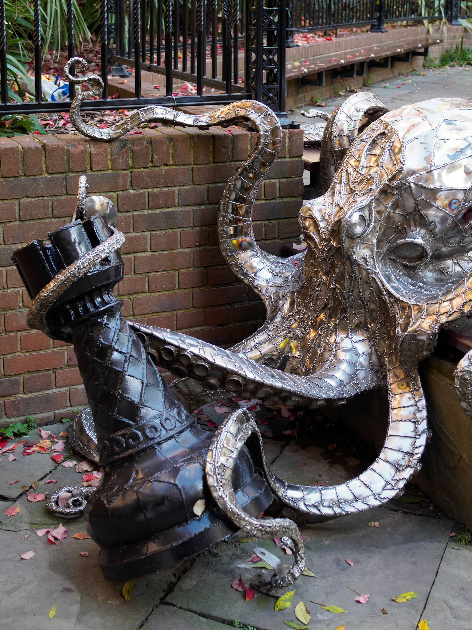 Leigh Dyer's Octopus Attacking a Rook  in Hastings