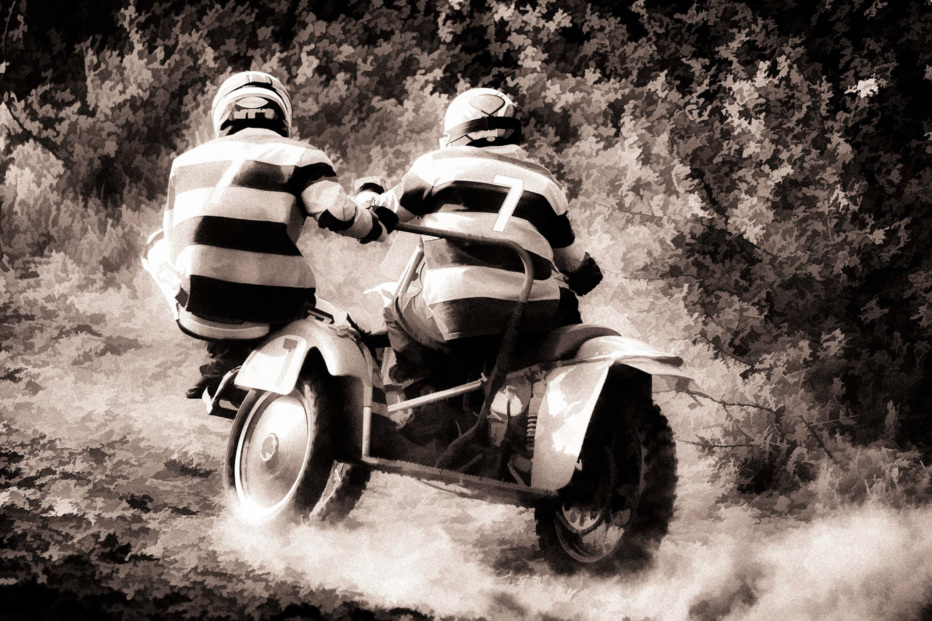 Sidecar Motocross at the Goodwood Revival