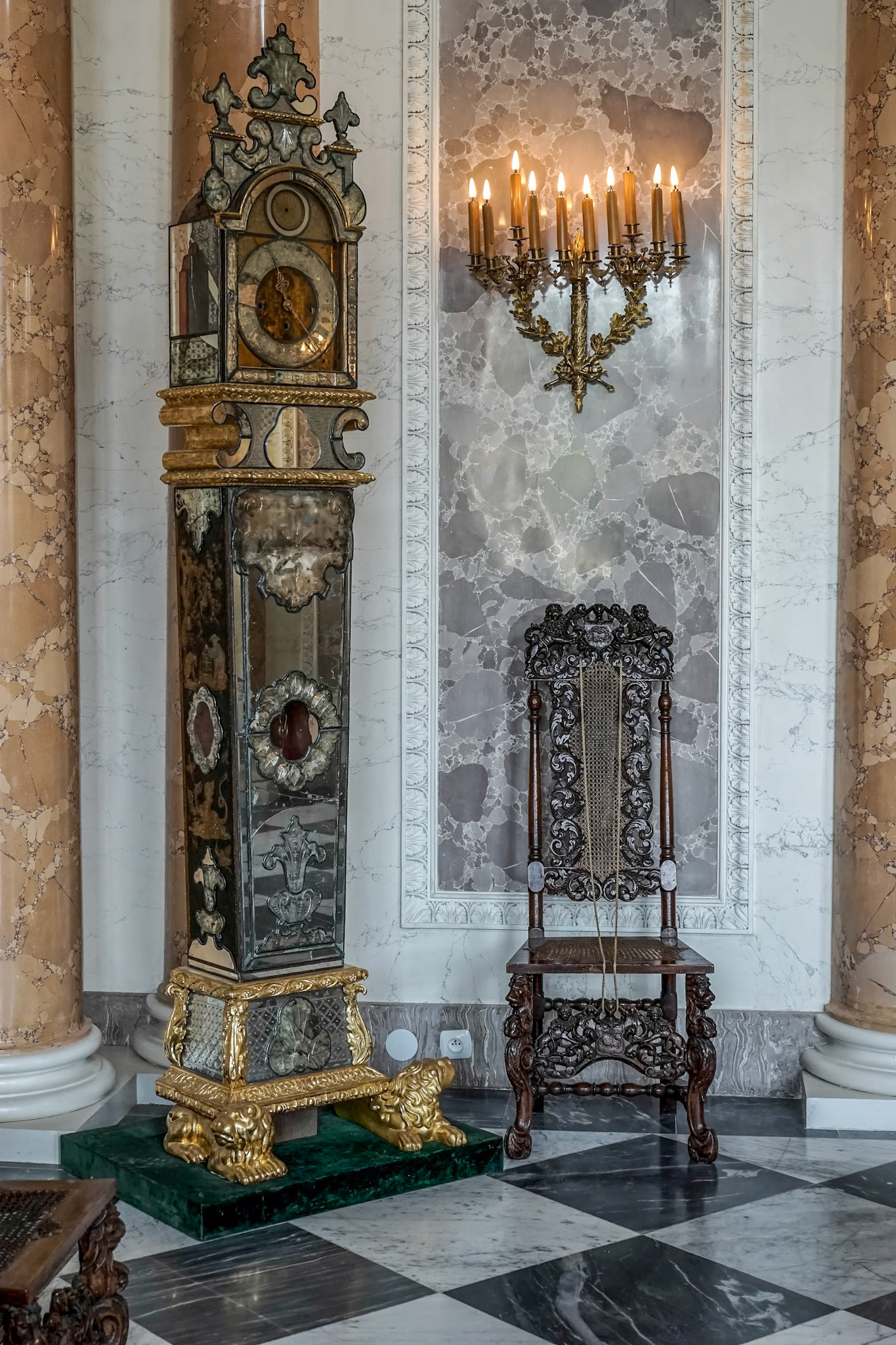 Interior of the Wilanow Palace in Warsaw