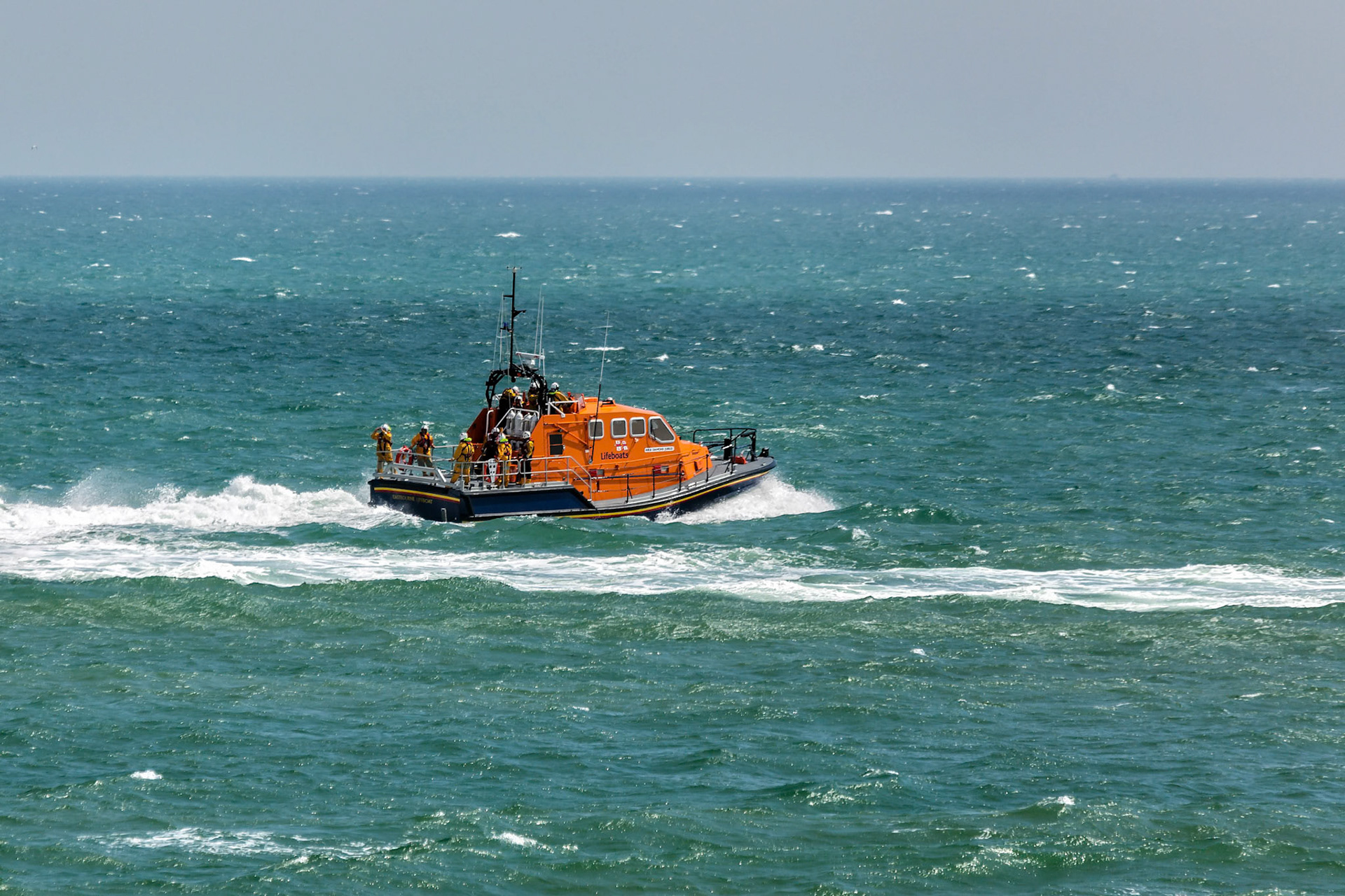 RNLI lifeboat Diamond Jubilee at Eastbourne