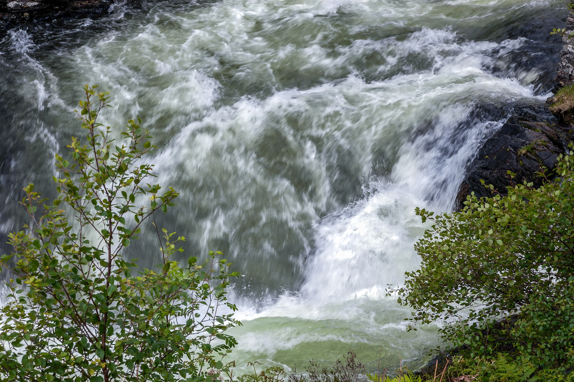Raging Torrent Escaping from Loch Morar