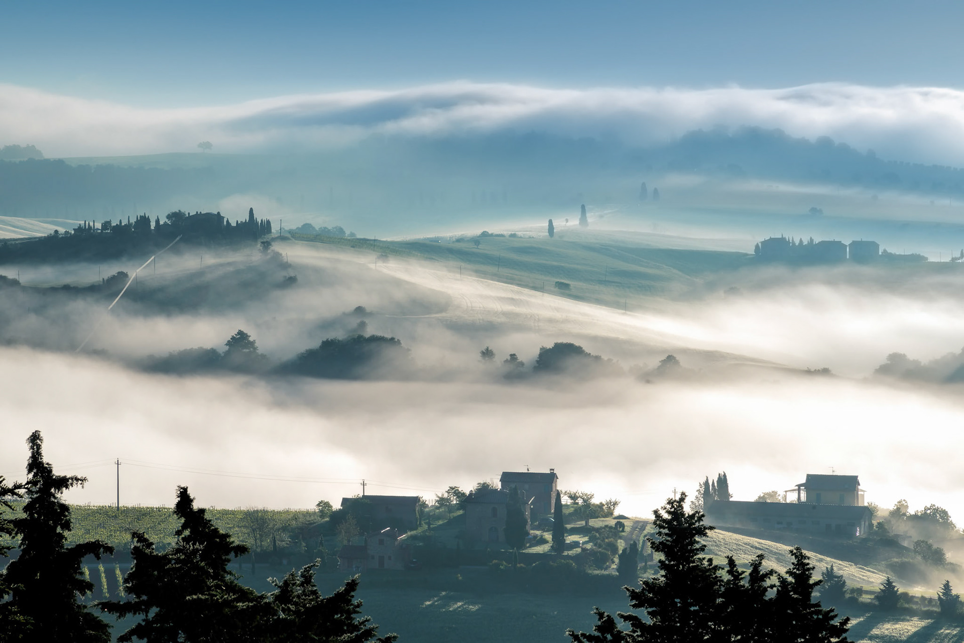 Sunrise over Val d'Orcia