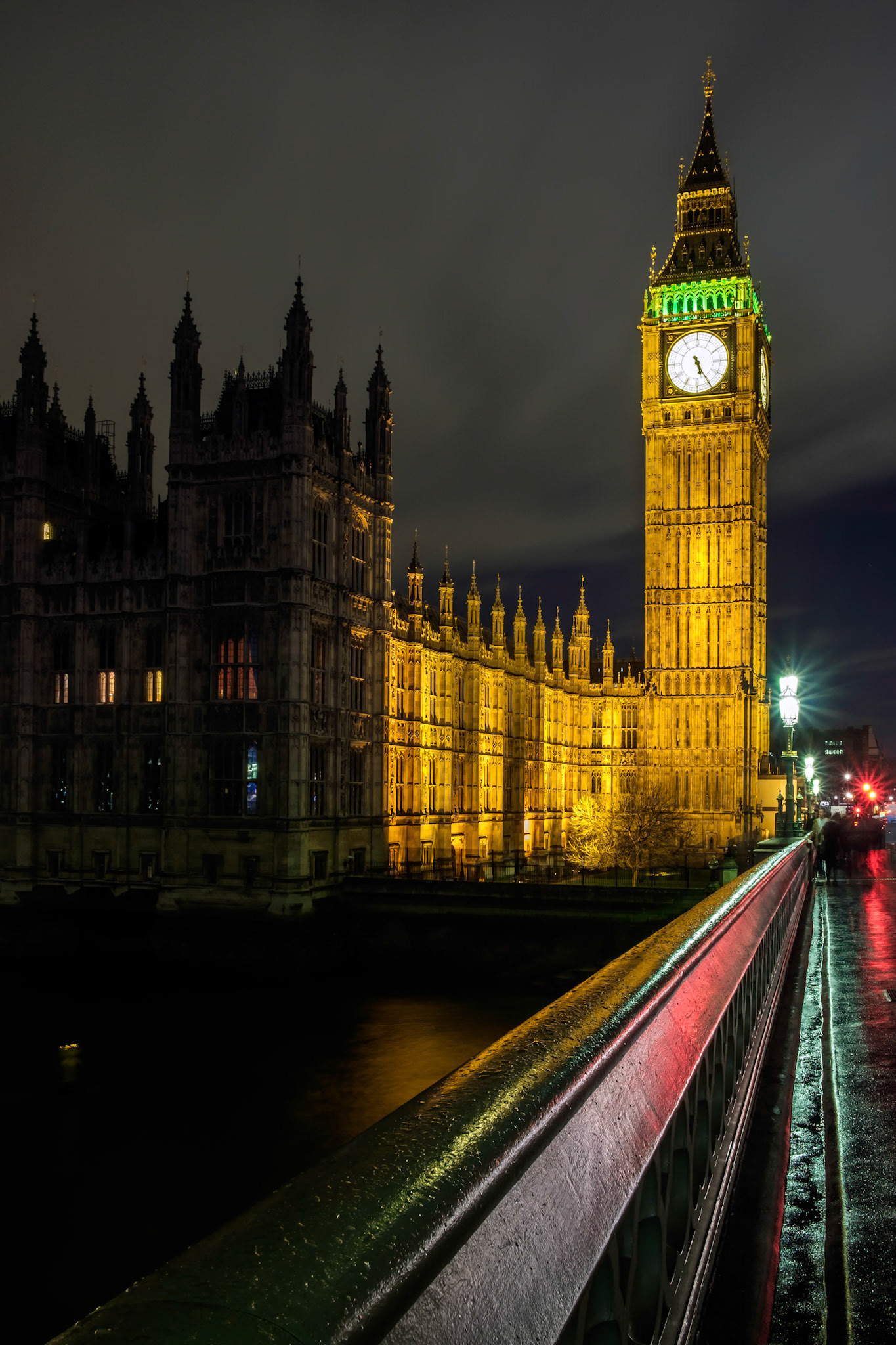 View of Big Ben at Nighttime