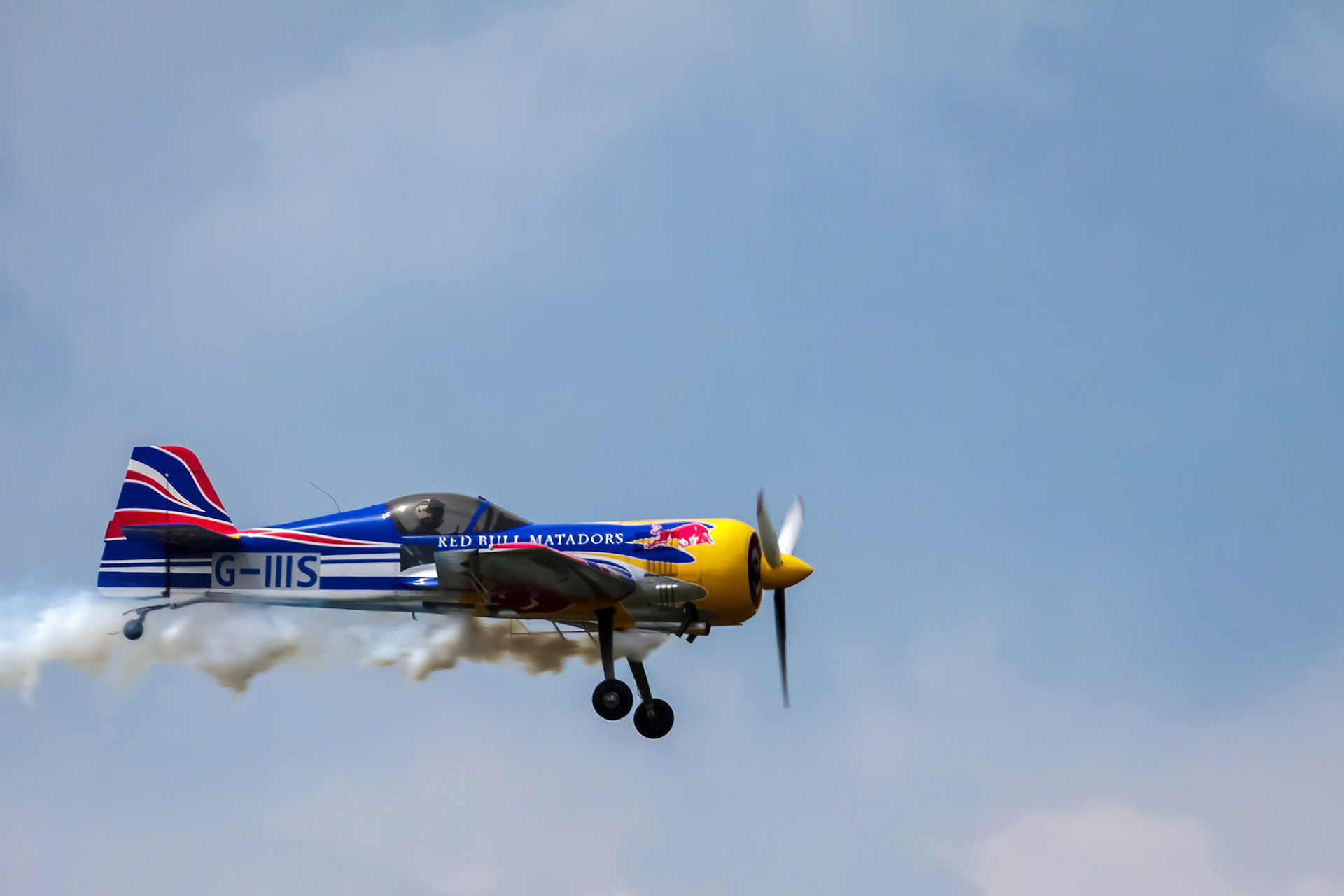 Matador Sukhoi SU26 Aerial Display at Biggin Hill Airshow