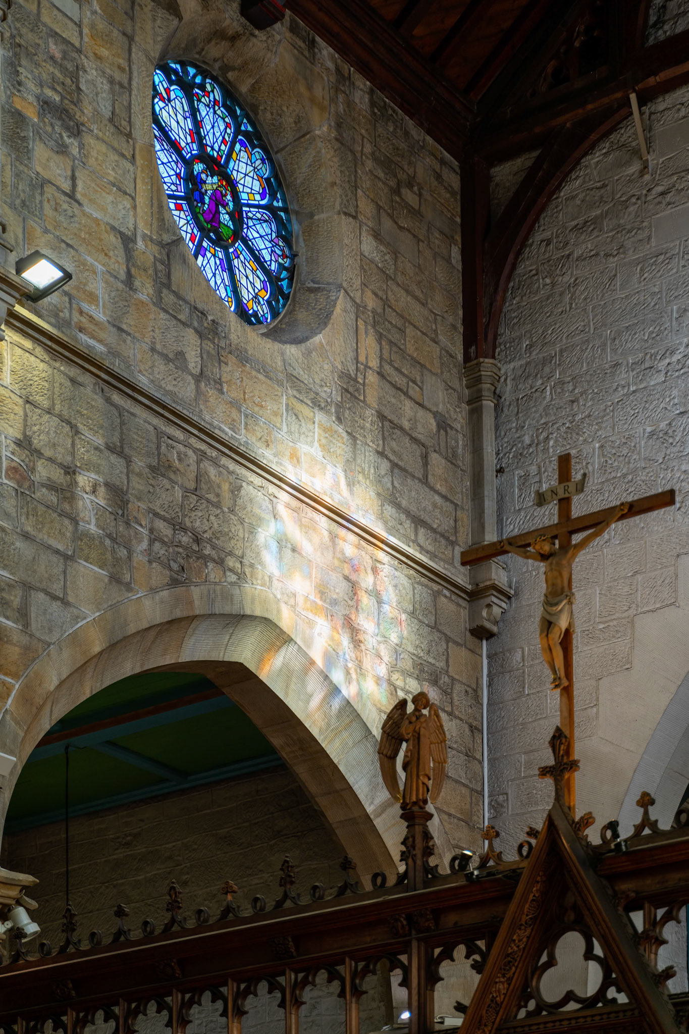 EAST GRINSTEAD, WEST SUSSEX/UK - NOVEMBER 29 : Interior view of St Swithun's Church in East Grinstead West Sussex on November 29, 2019