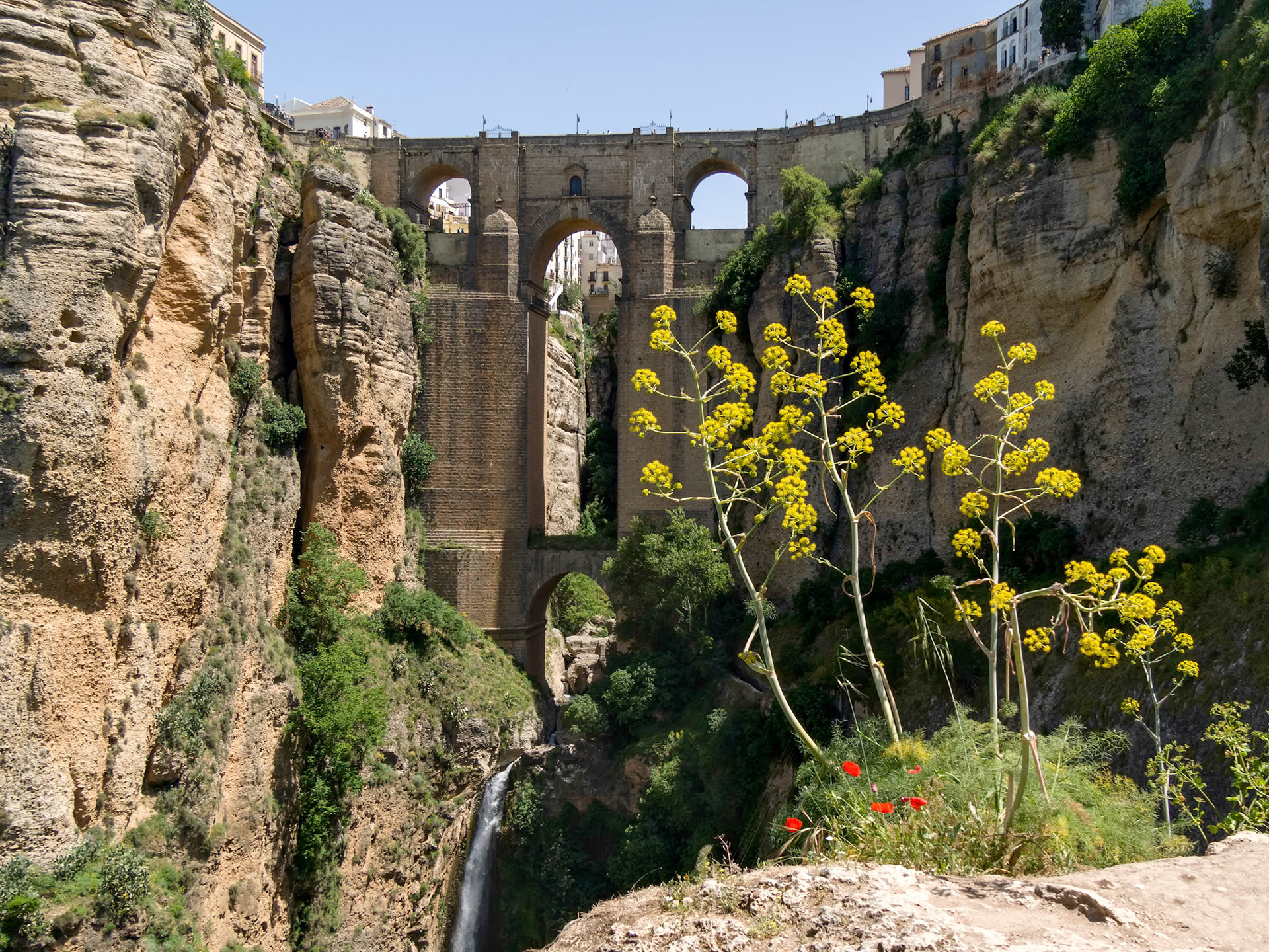 View of the New Bridge in Ronda