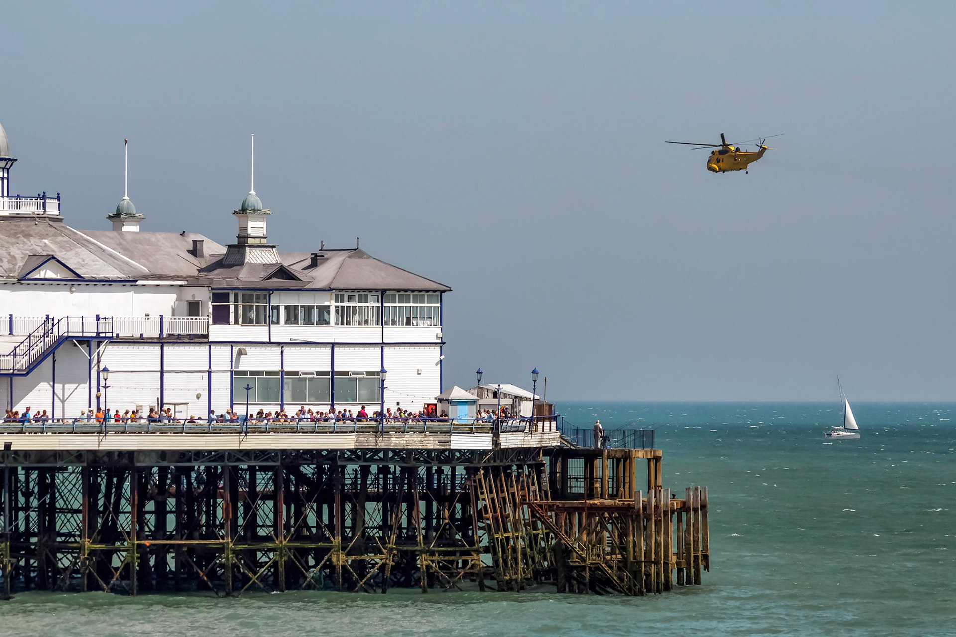 Sea King HAR3 Helicopter Display at Airbourne