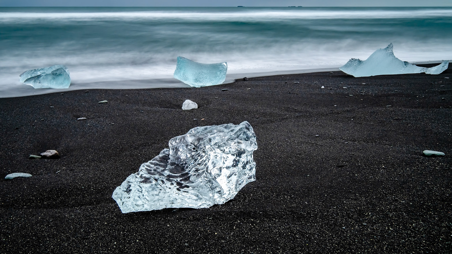 View of Jokulsarlon Beach