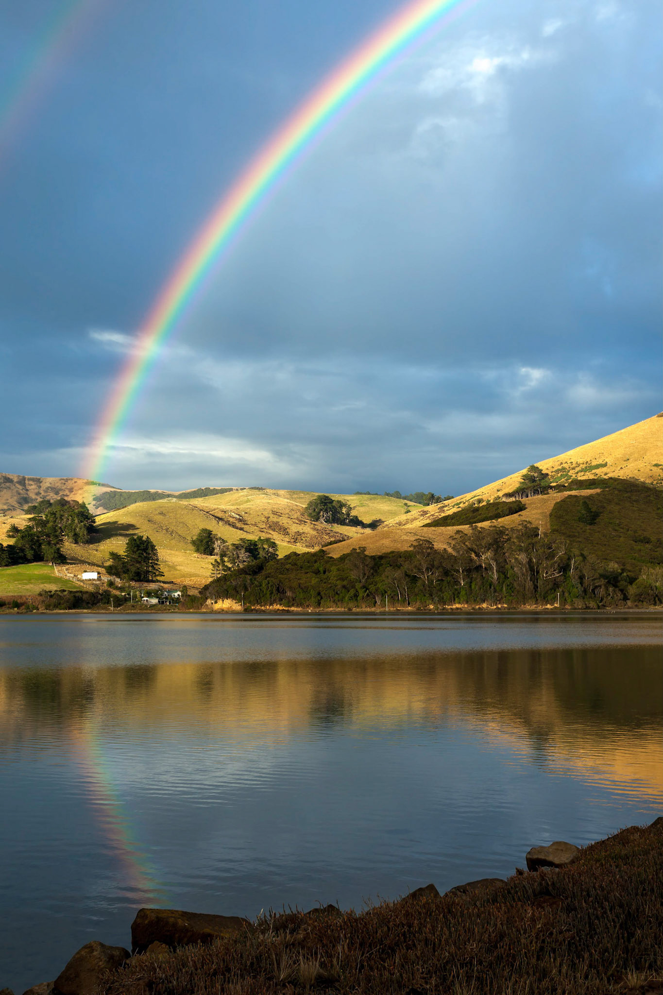 Double Rainbow over the Otago Peninsula