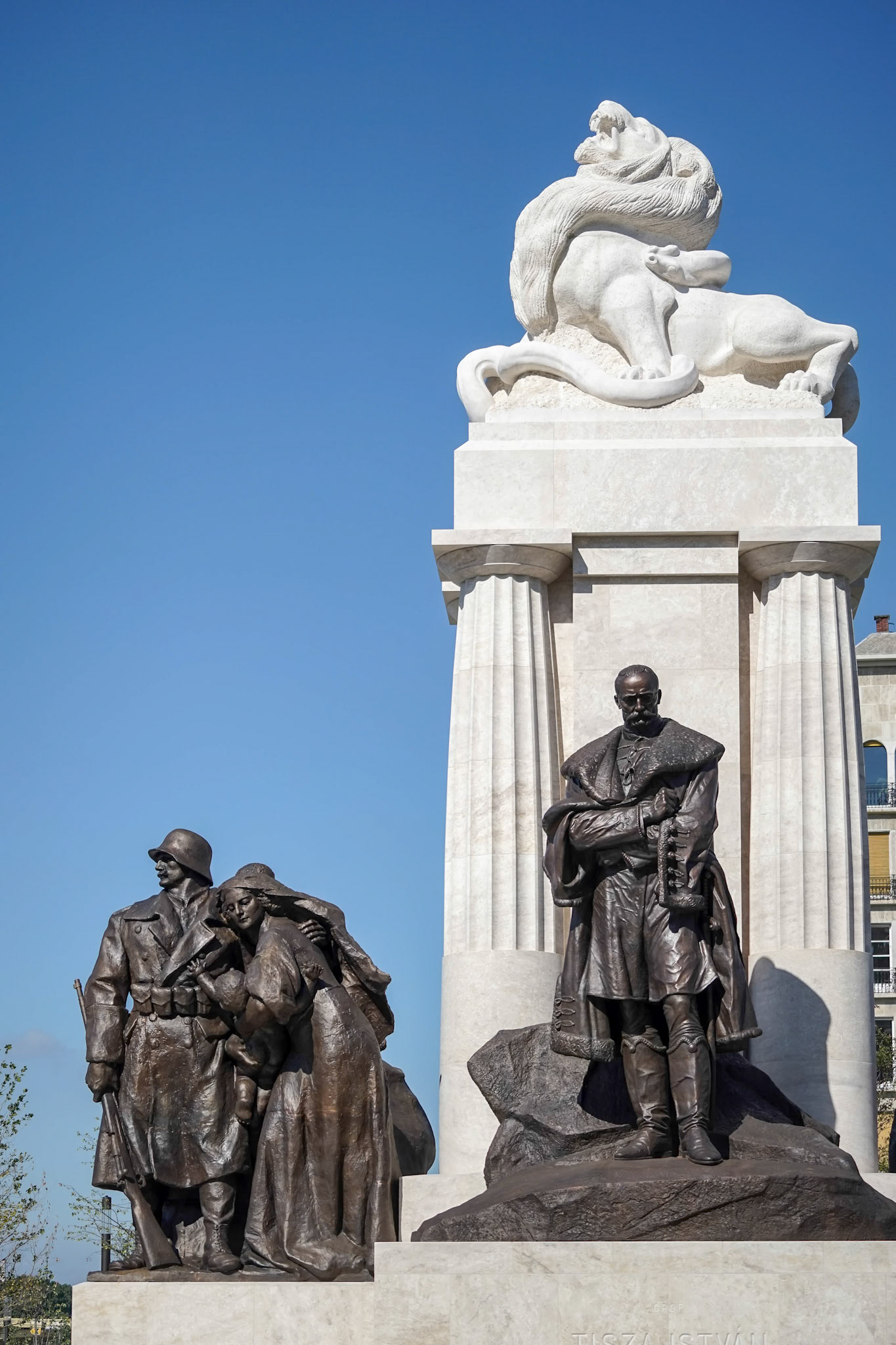 The Tisza Statue in Budapest