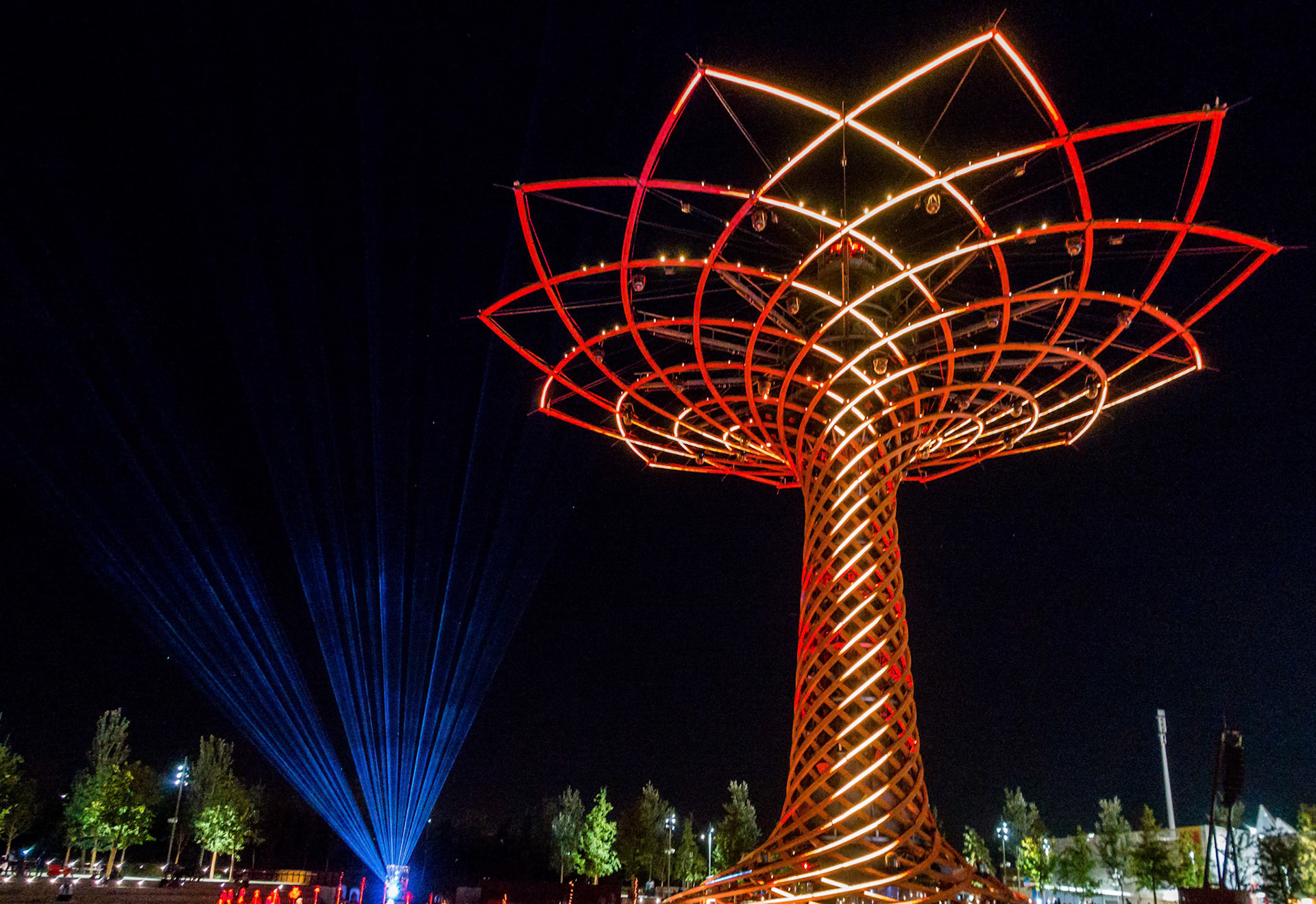 Tree of Life at Expo in Milan Italy