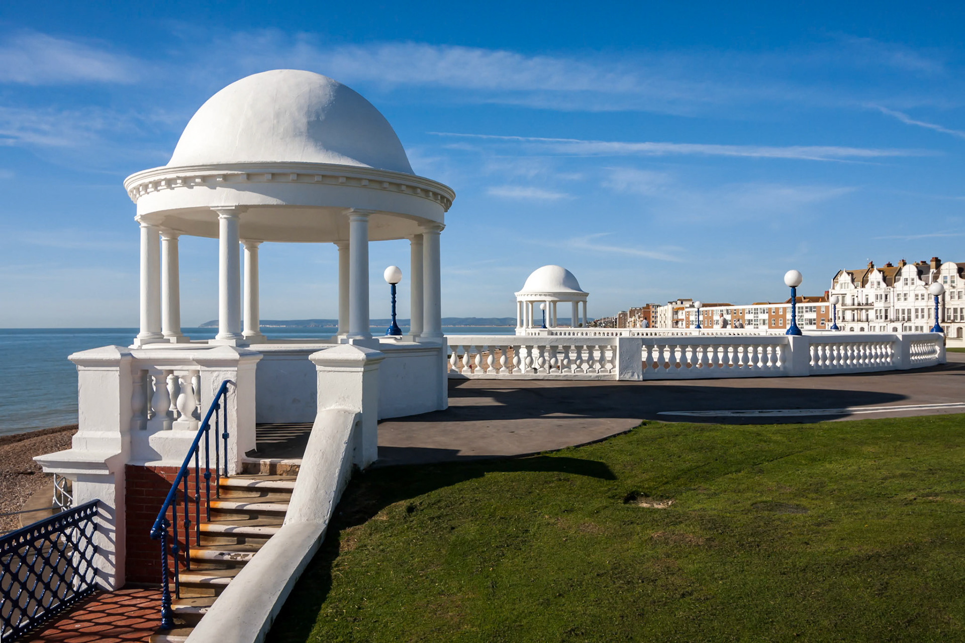 Colonnades in Grounds of the De La Warr Pavilion