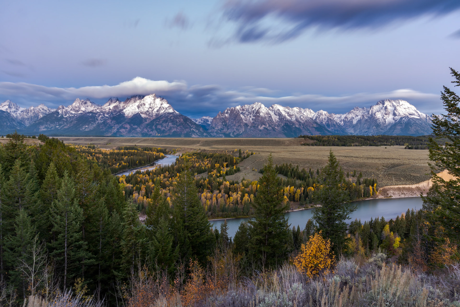 Snake River Overlook in Wyoming
