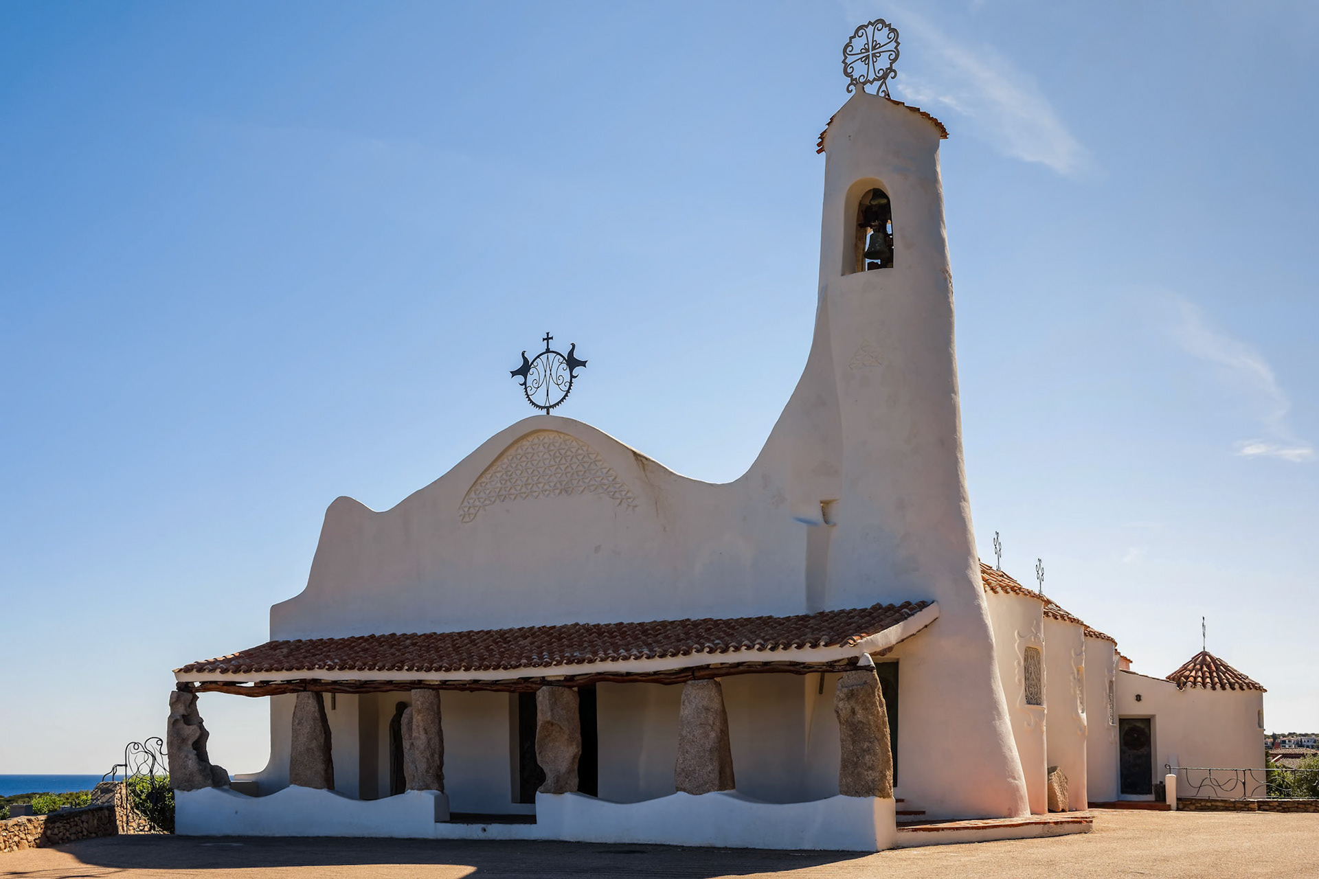 Stella Maris Church in Porto Cervo