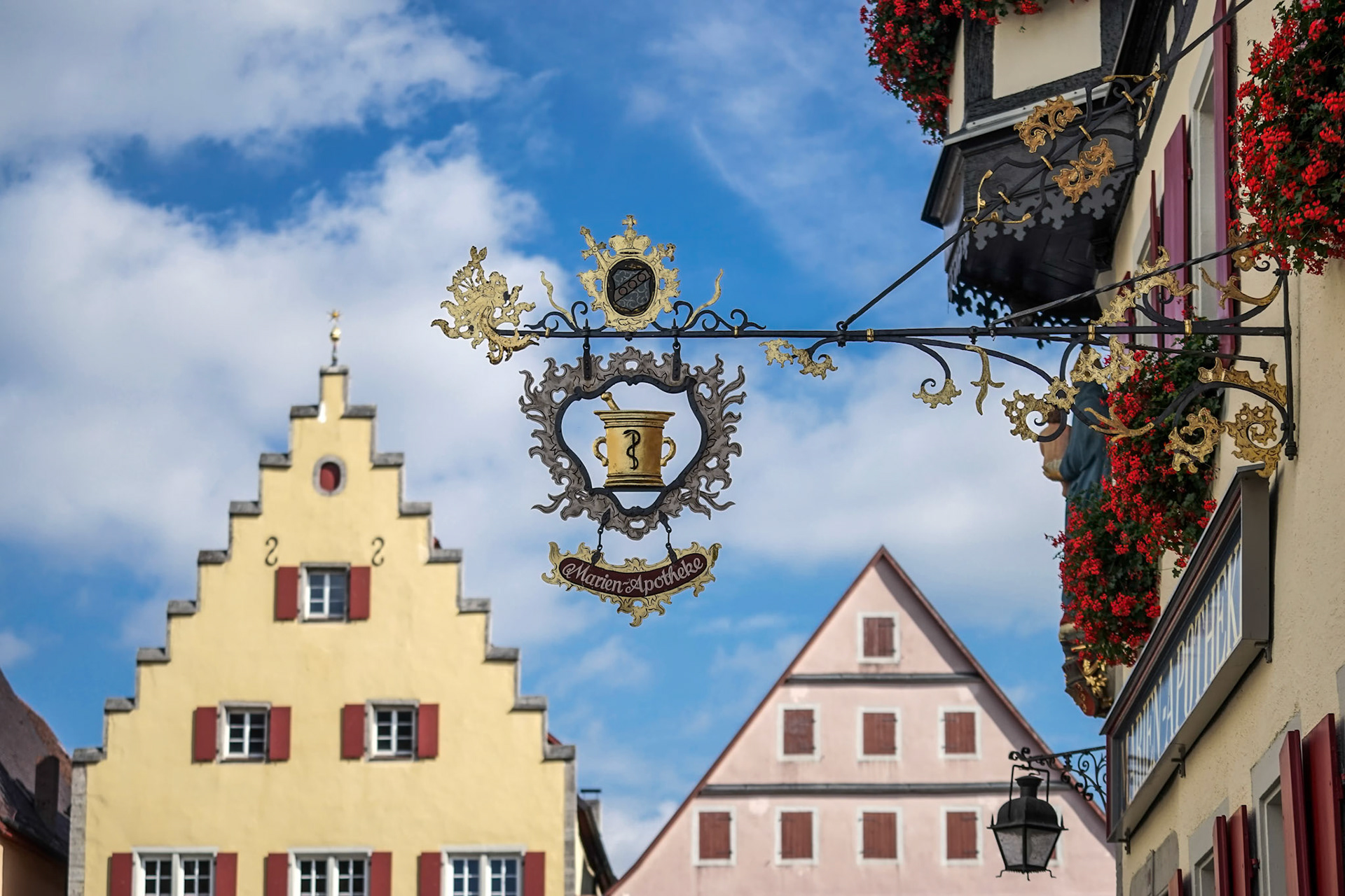 Marien-Apotheke Hanging Sign in Rothenburg