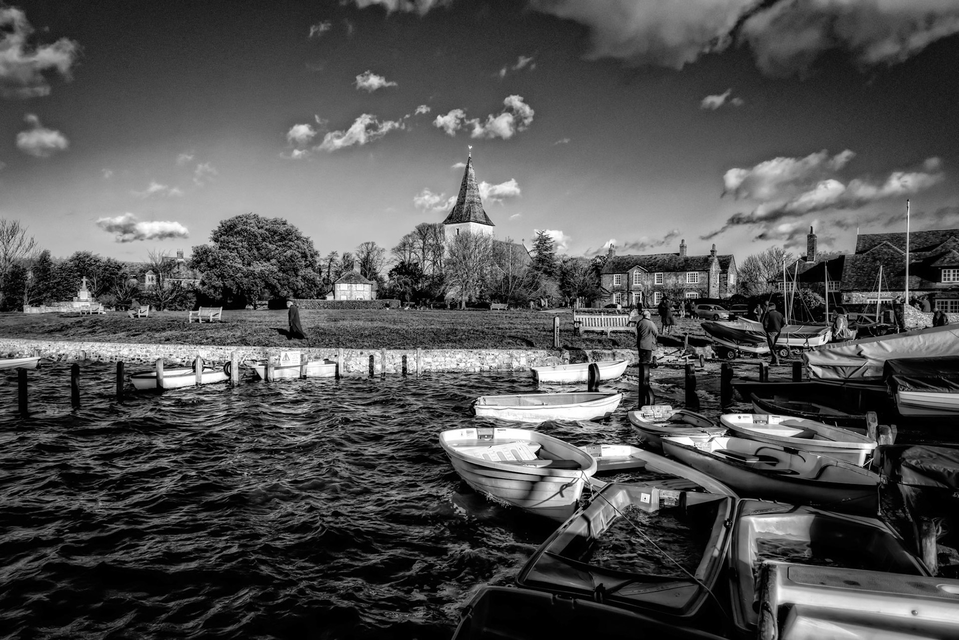 Bosham Bathed in Winter Sunshine