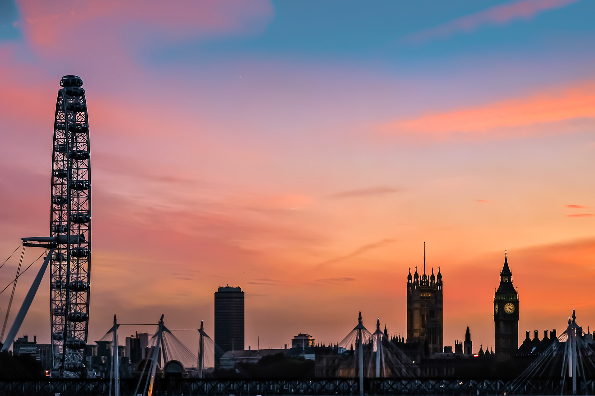 Dusk over Westminster