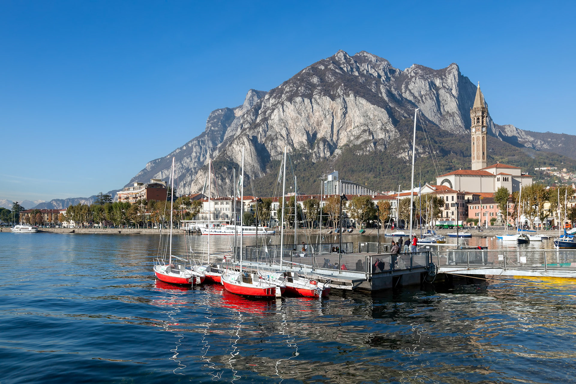 Boats at Lake Como