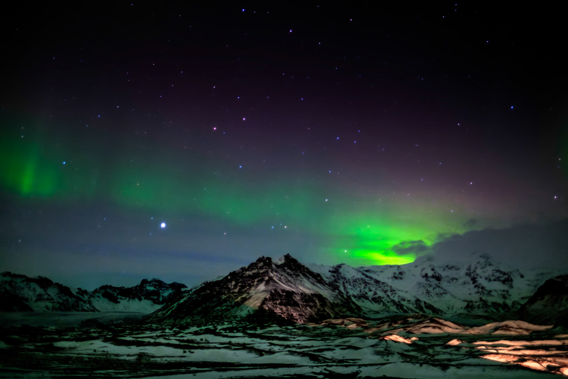 Northern Lights Southern Iceland