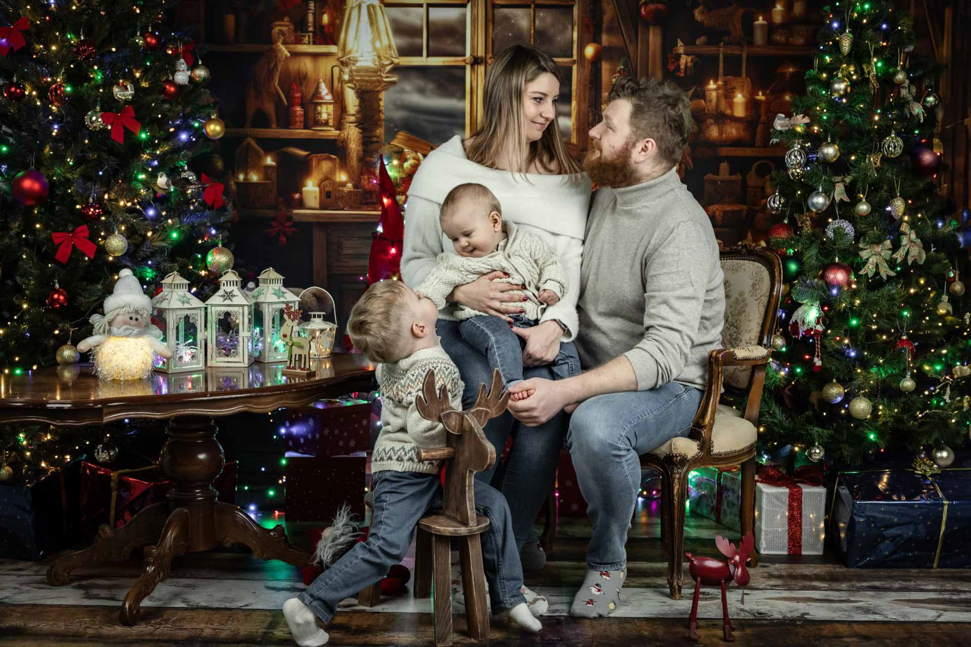 sesja świąteczna w studio / szczecin