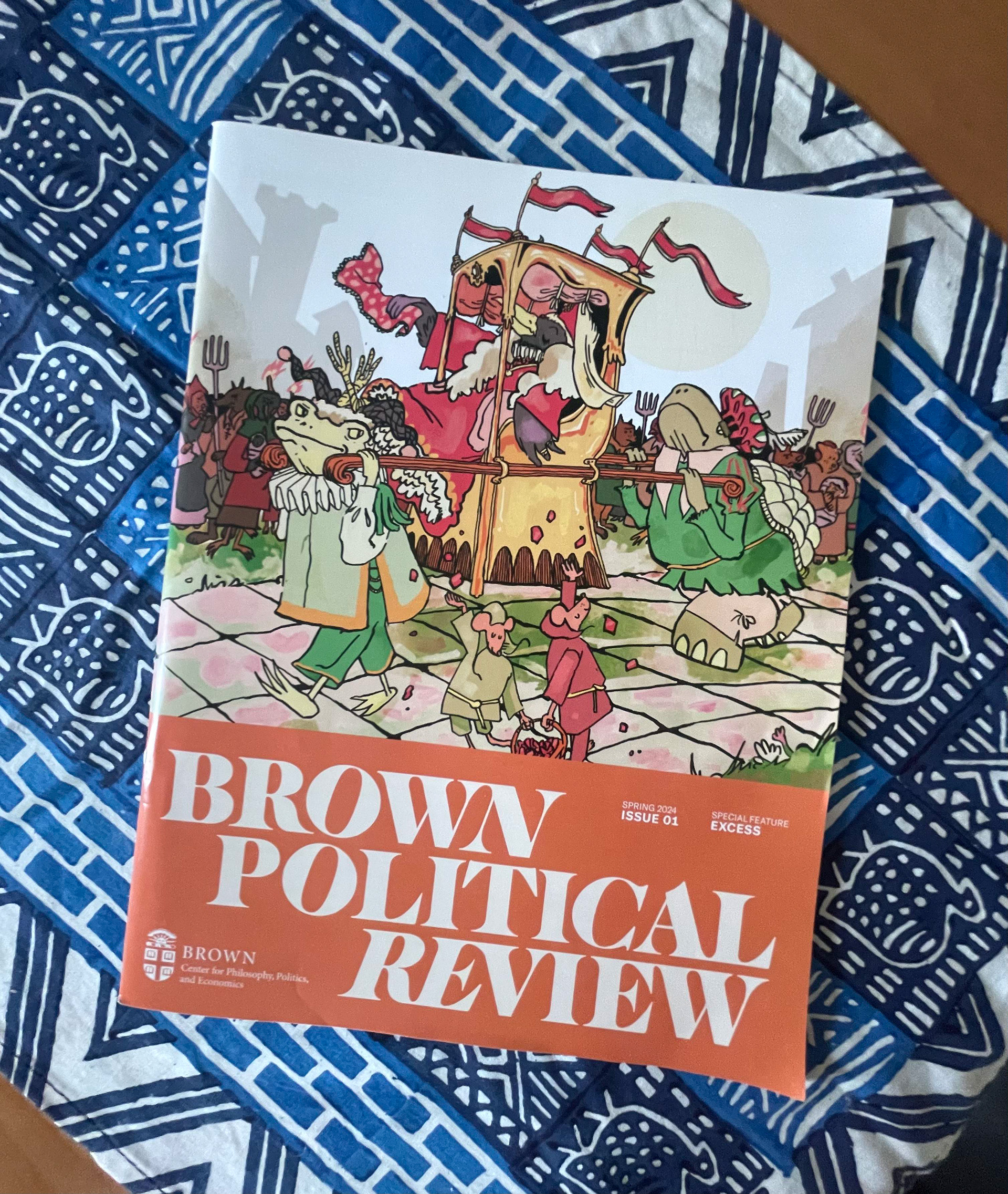 Cover Illustration for Brown Political Review "Excess" issue