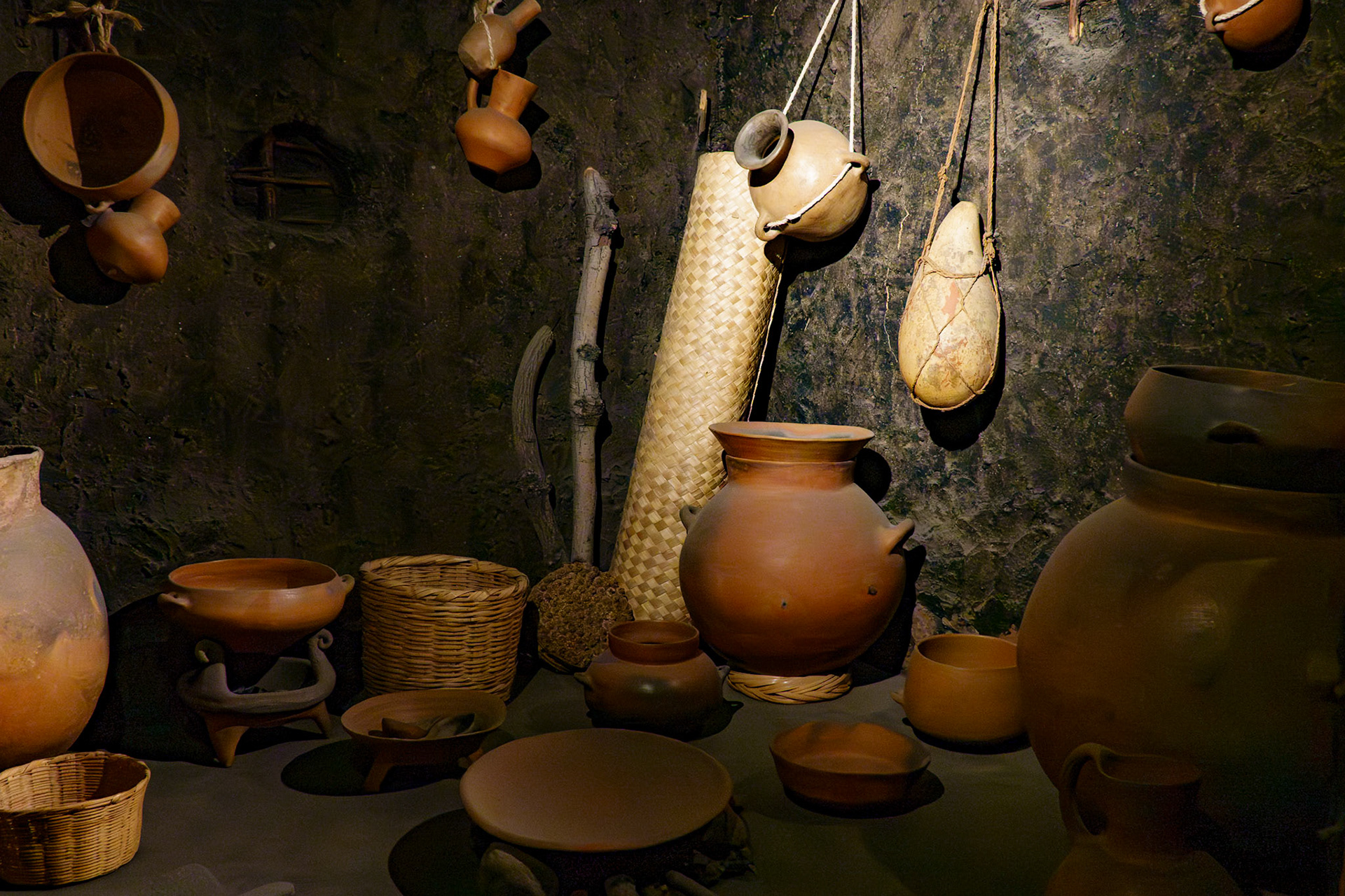 Display at the anthropology museum in Mexico City