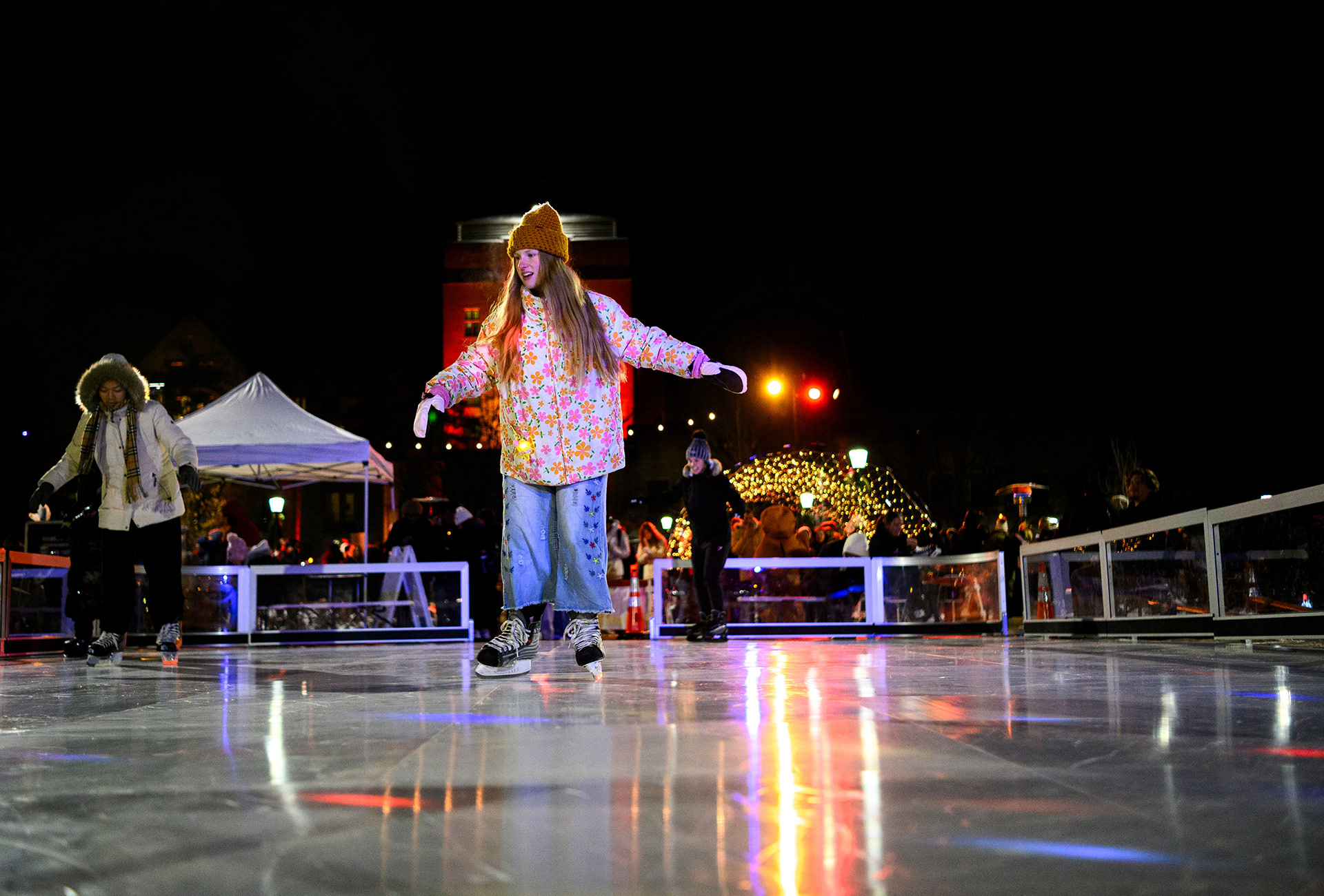 Light Up The Night event on campus.