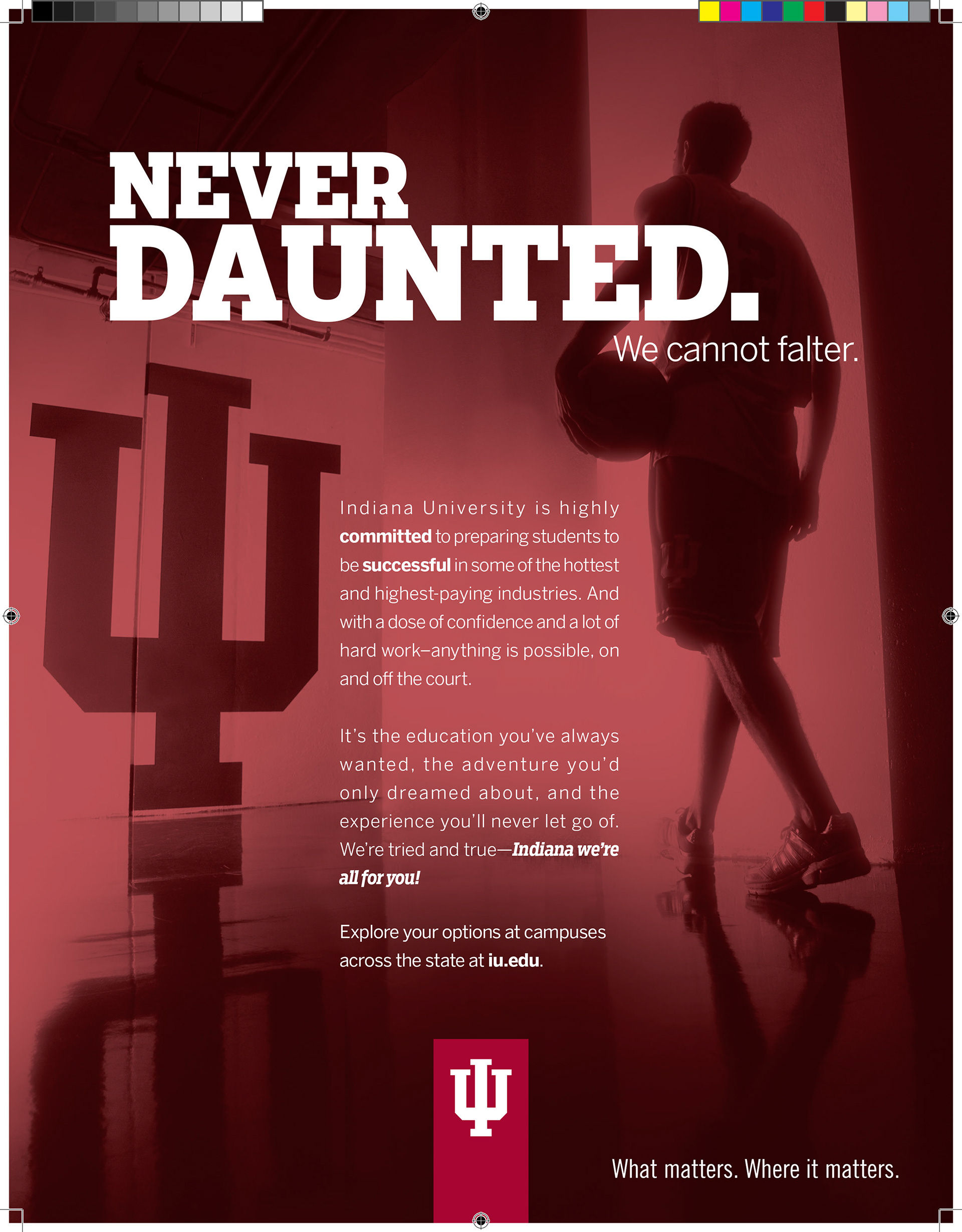 University ad - photographer