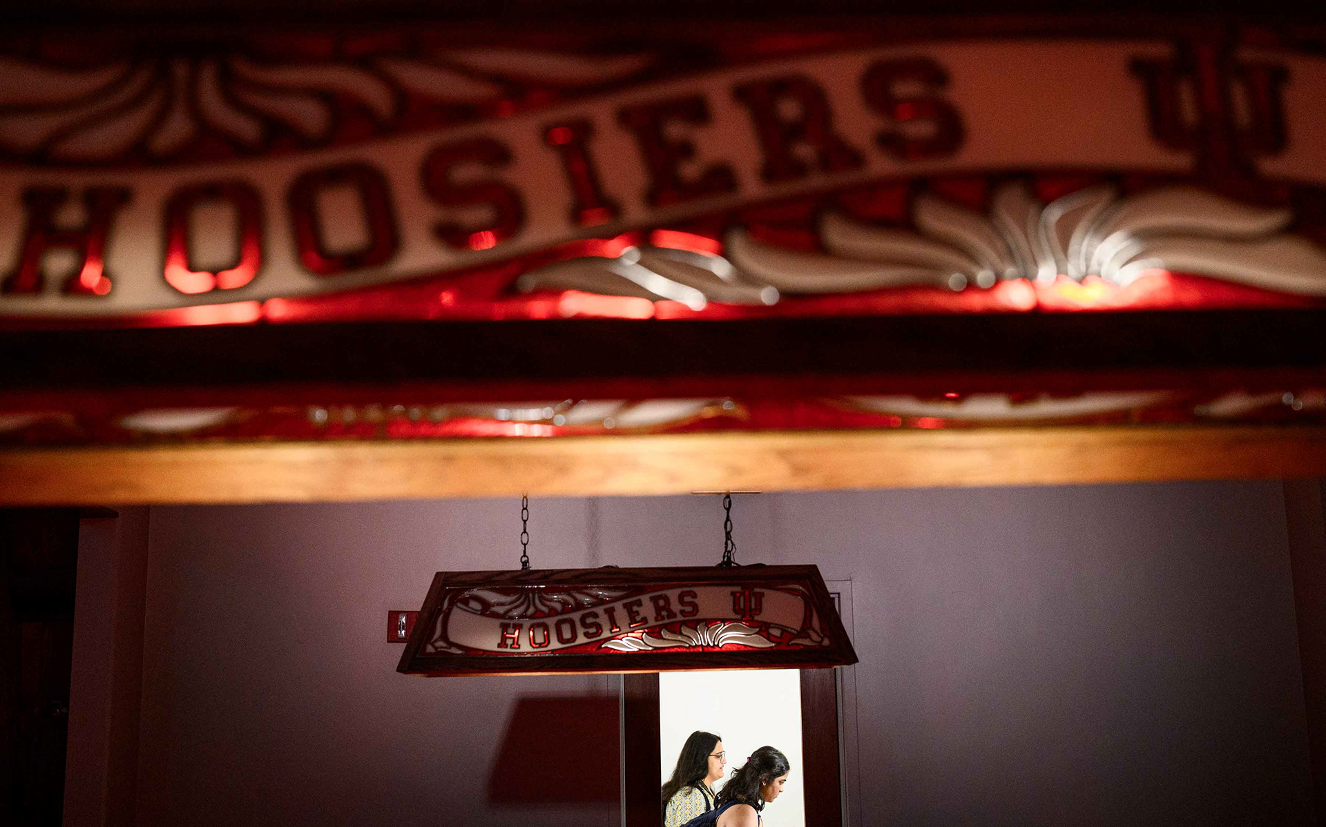 Pool hall passersby.