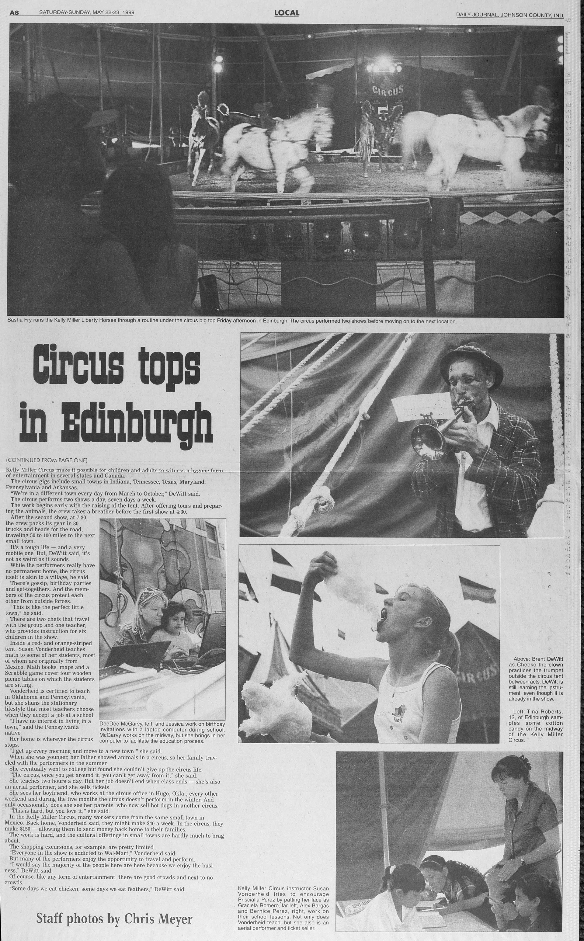 Daily Journal of Franklin May 22, 1999.