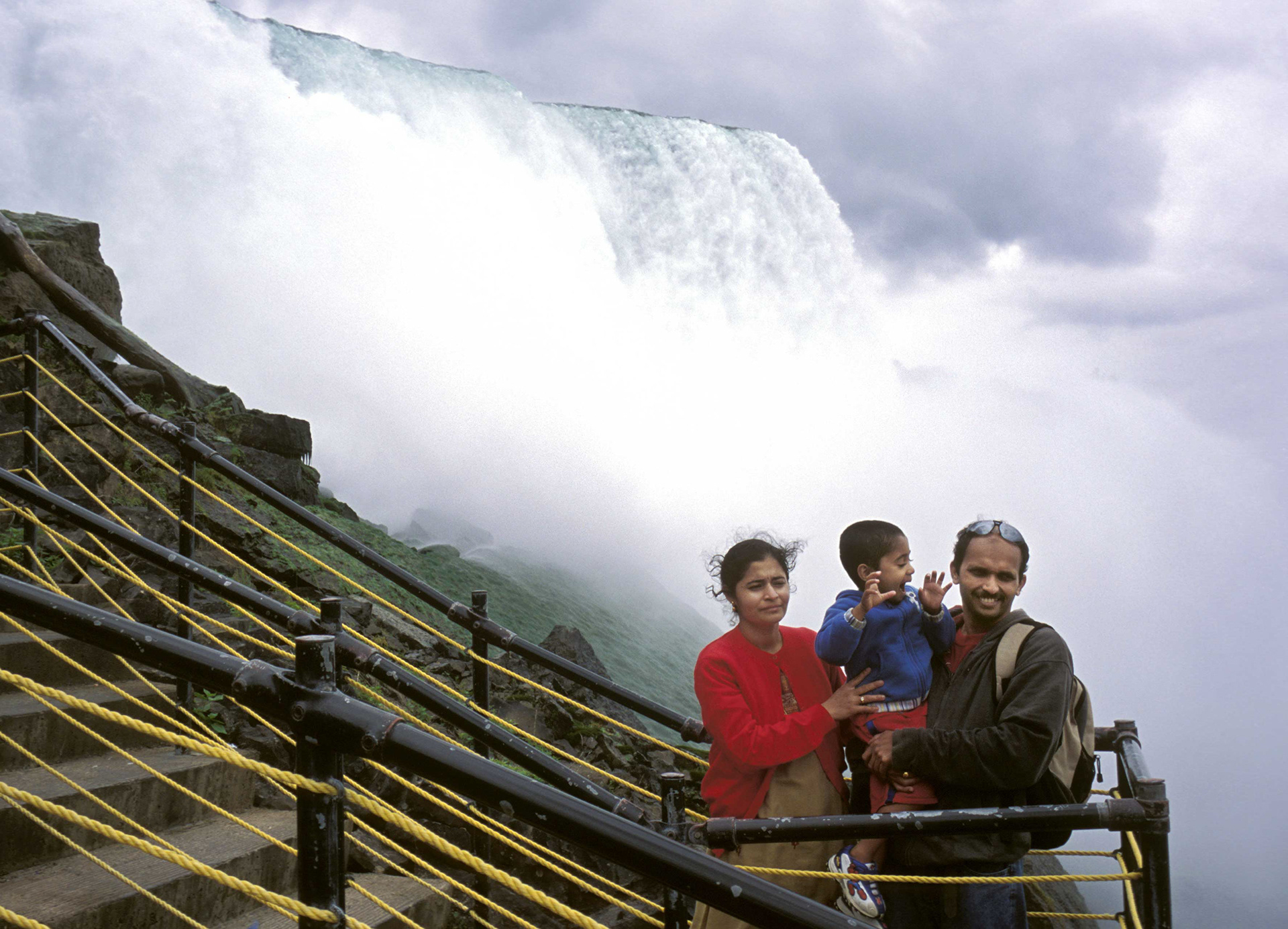 Niagra Falls tourists.