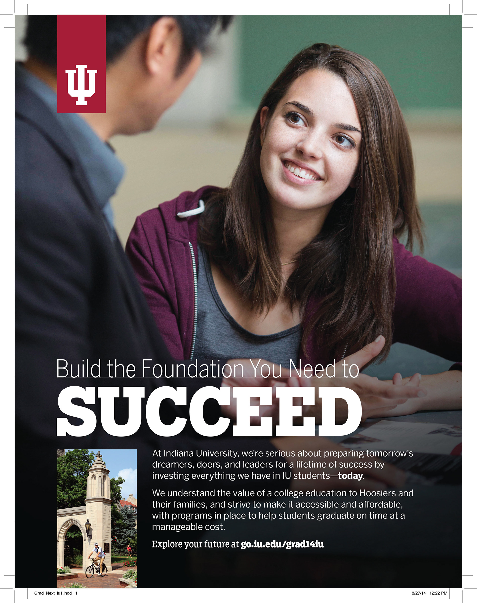 University ad - photographer