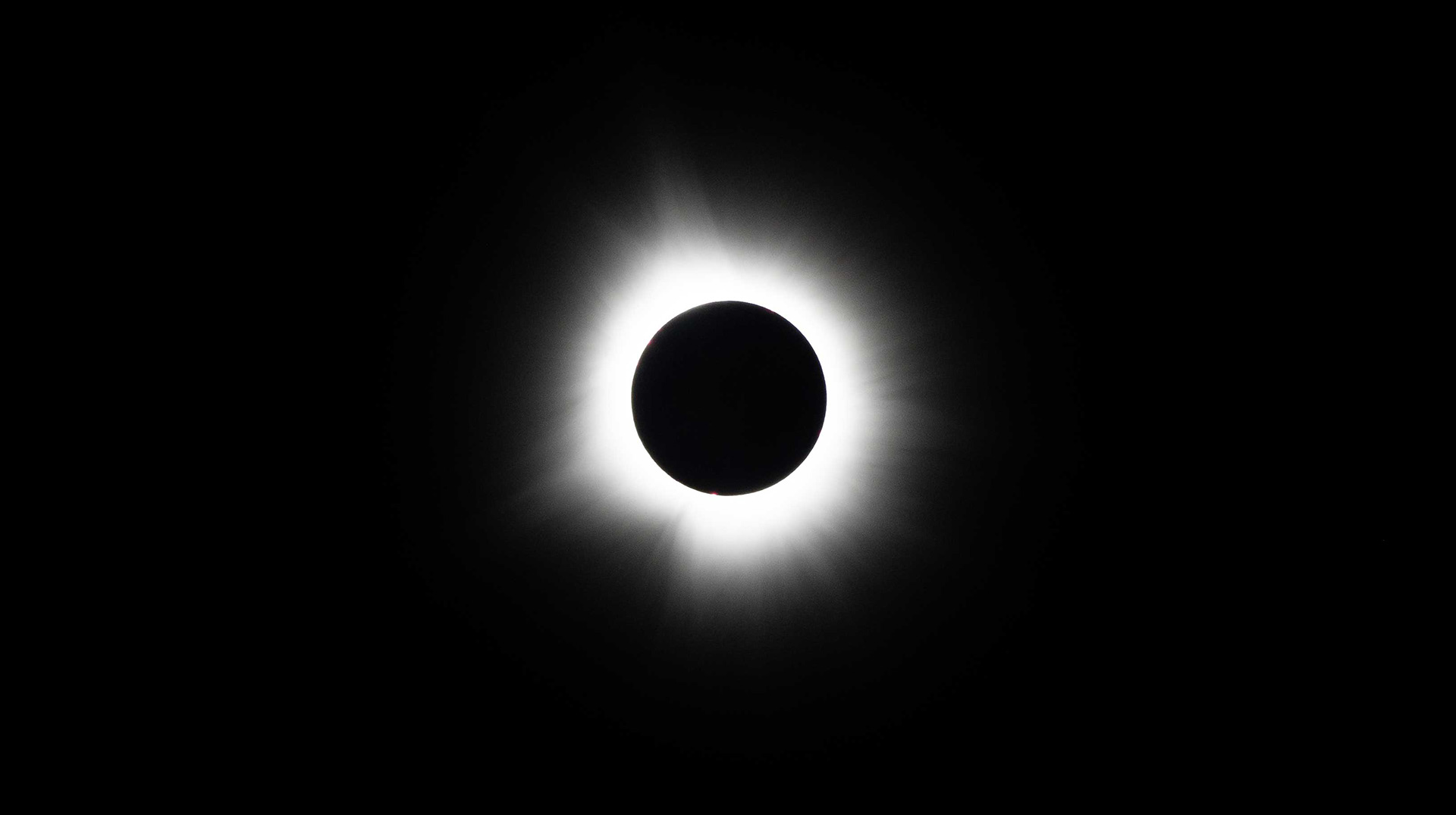 Totality of the 2024 solar eclipse.