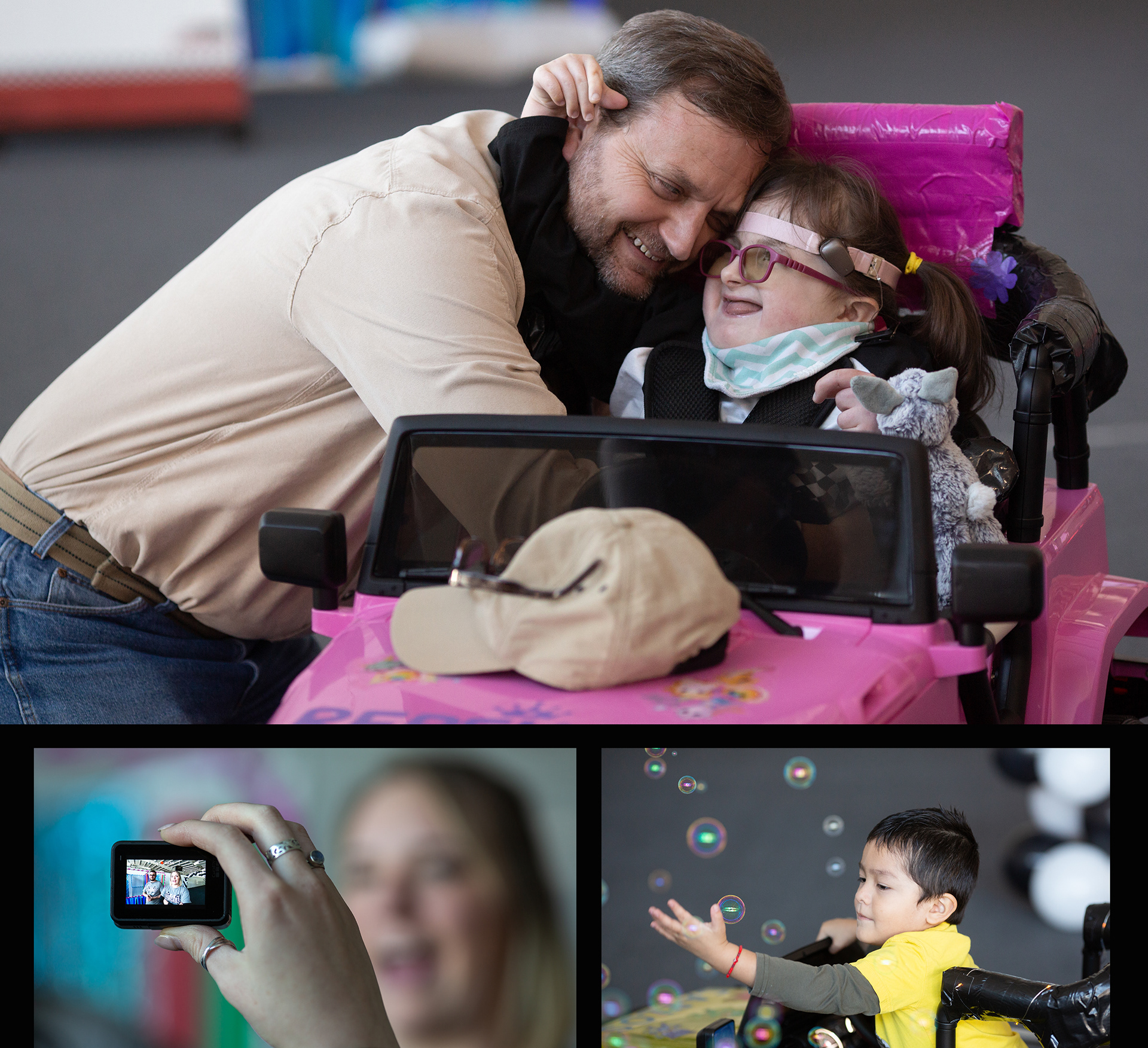 GoBabyGo program to build custom cars for children with mobility restrictions.